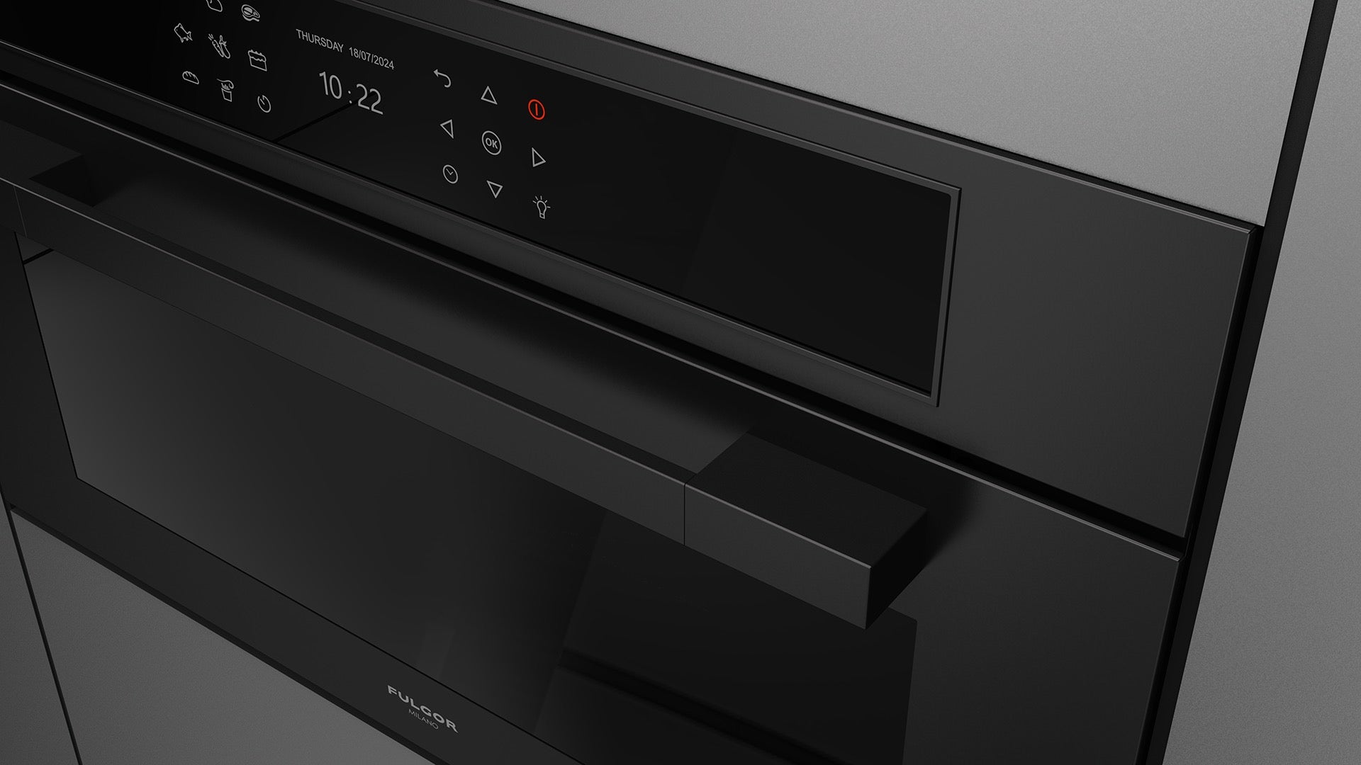 Fulgor Milano Urbantech Touch Microwave Oven 75x45 - FUTCMO 7510 TEM MBK