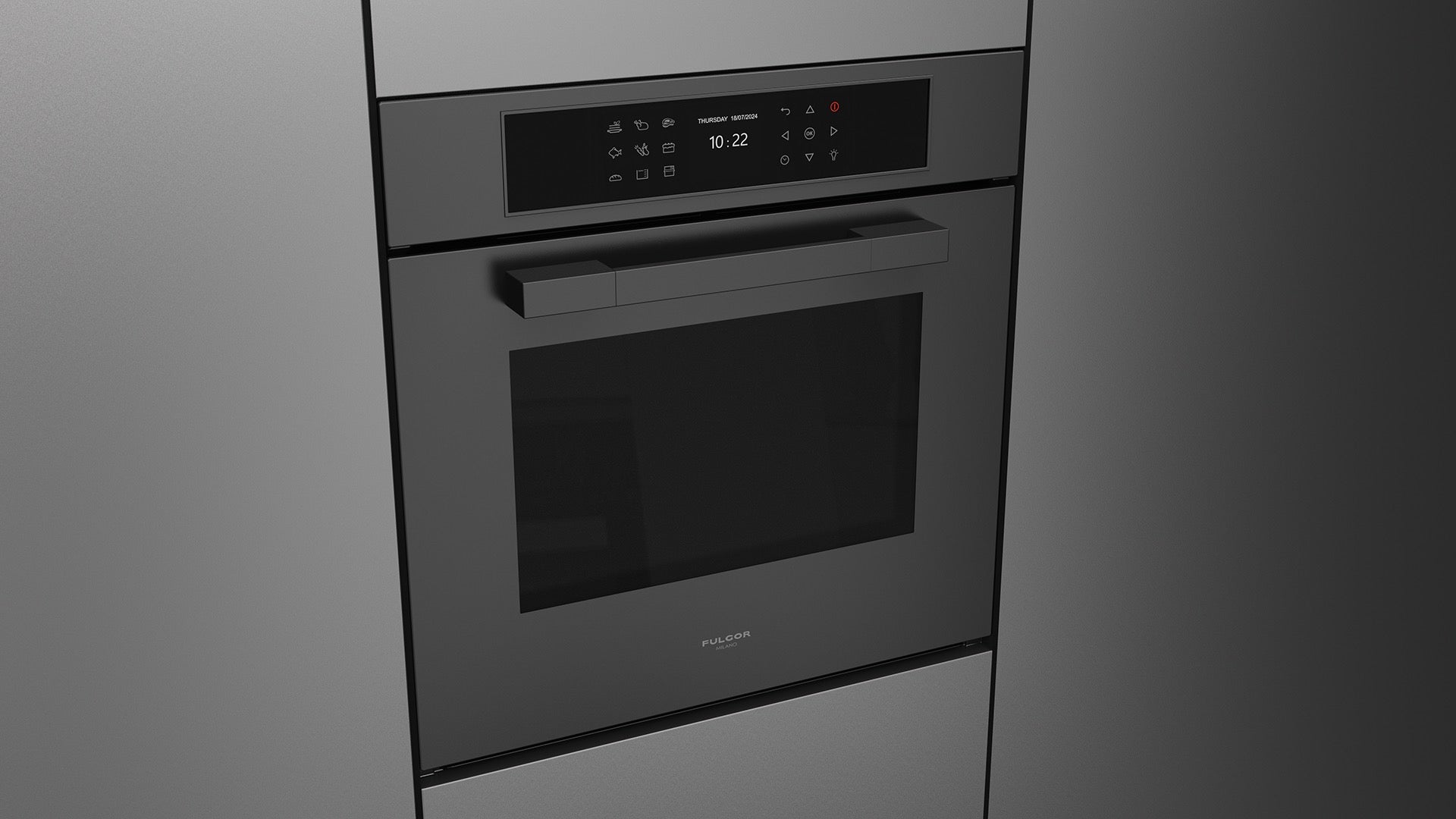 Fulgor Milano Urbantech Touch Atmos Steam Oven - FUTSO 6023 TEM MBK