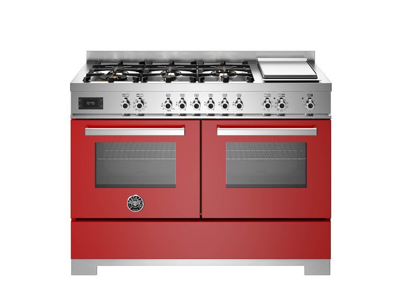 Bertazzoni Professional Series 120 cm 6-burner + griddle, Electric Double Oven