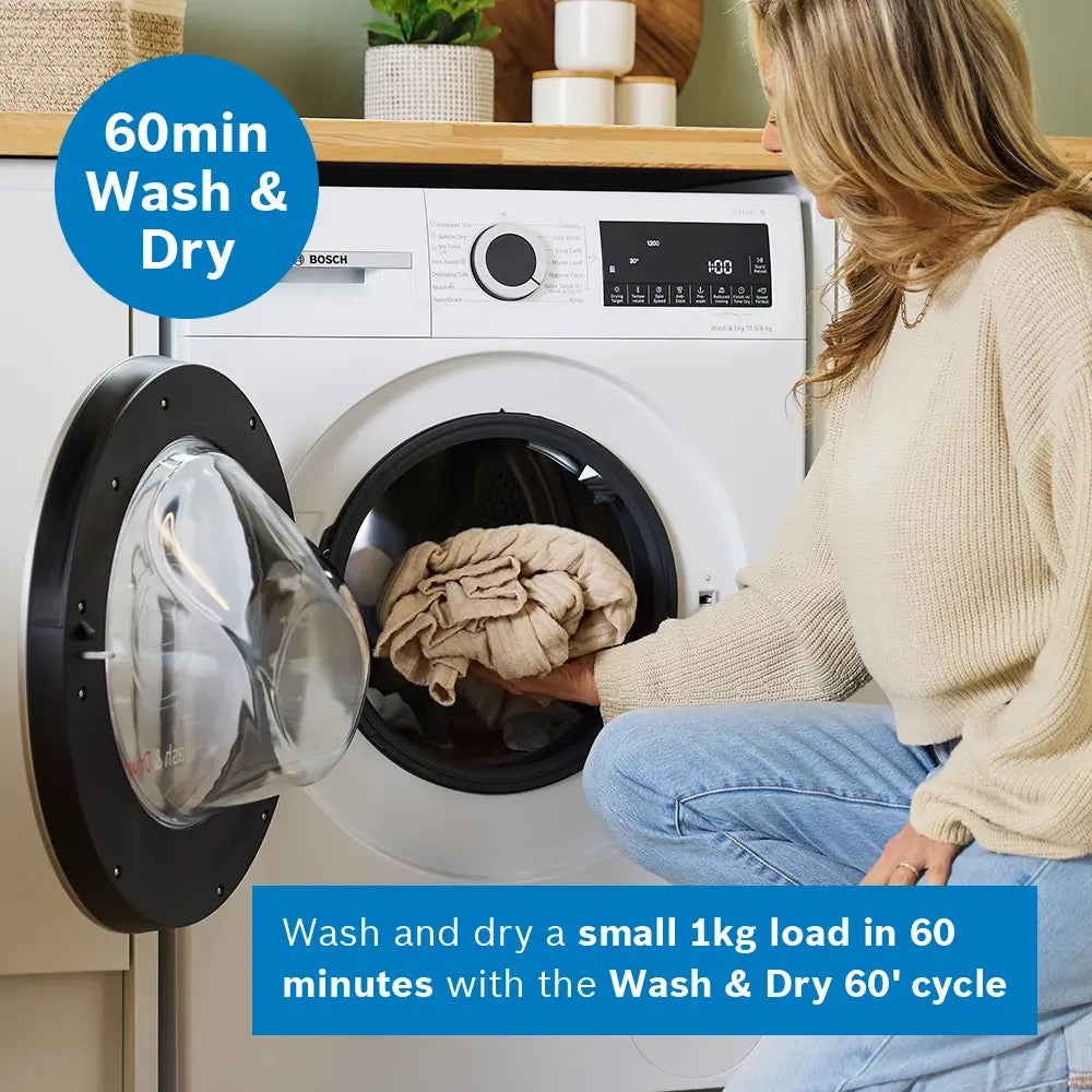 Bosch Series 6 Washer dryer 10.5/6 kg max. 1400 rpm - WNG25401GB