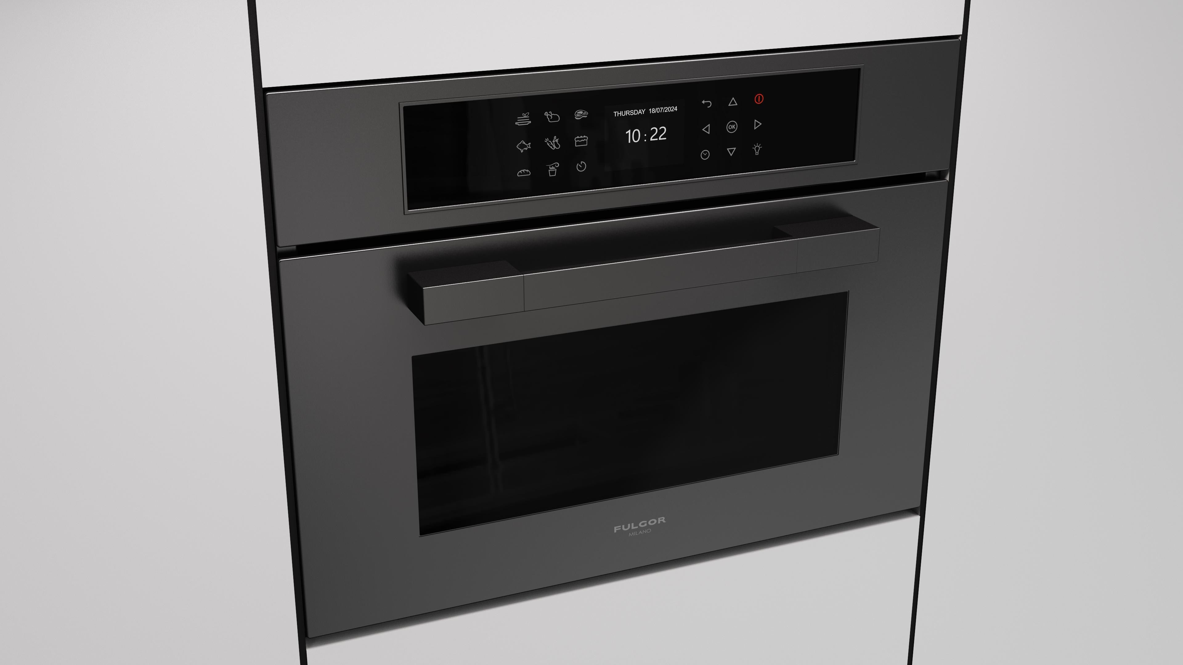 Fulgor Milano Urbantech Touch 45 Combi Steam Oven - FUTSO 4510 TEM MBK