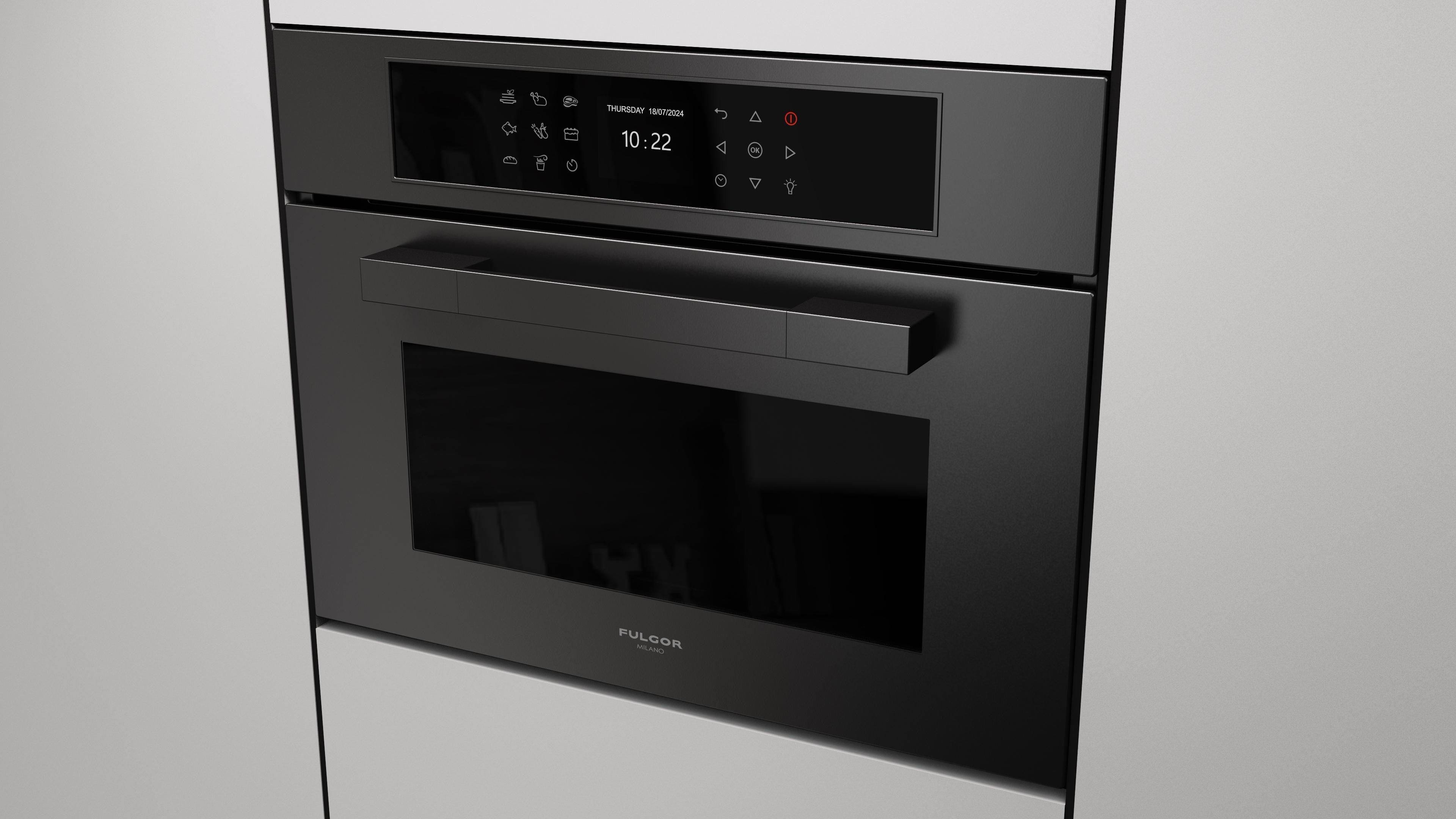 Fulgor Milano Urbantech Touch 45 Combi Steam Oven - FUTSO 4510 TEM MBK