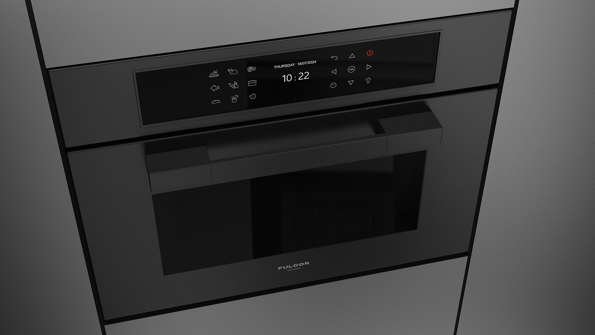 Fulgor Milano Urbantech Touch Microwave Combi Oven 60x45 - FUTMO 4510 TEM MBK