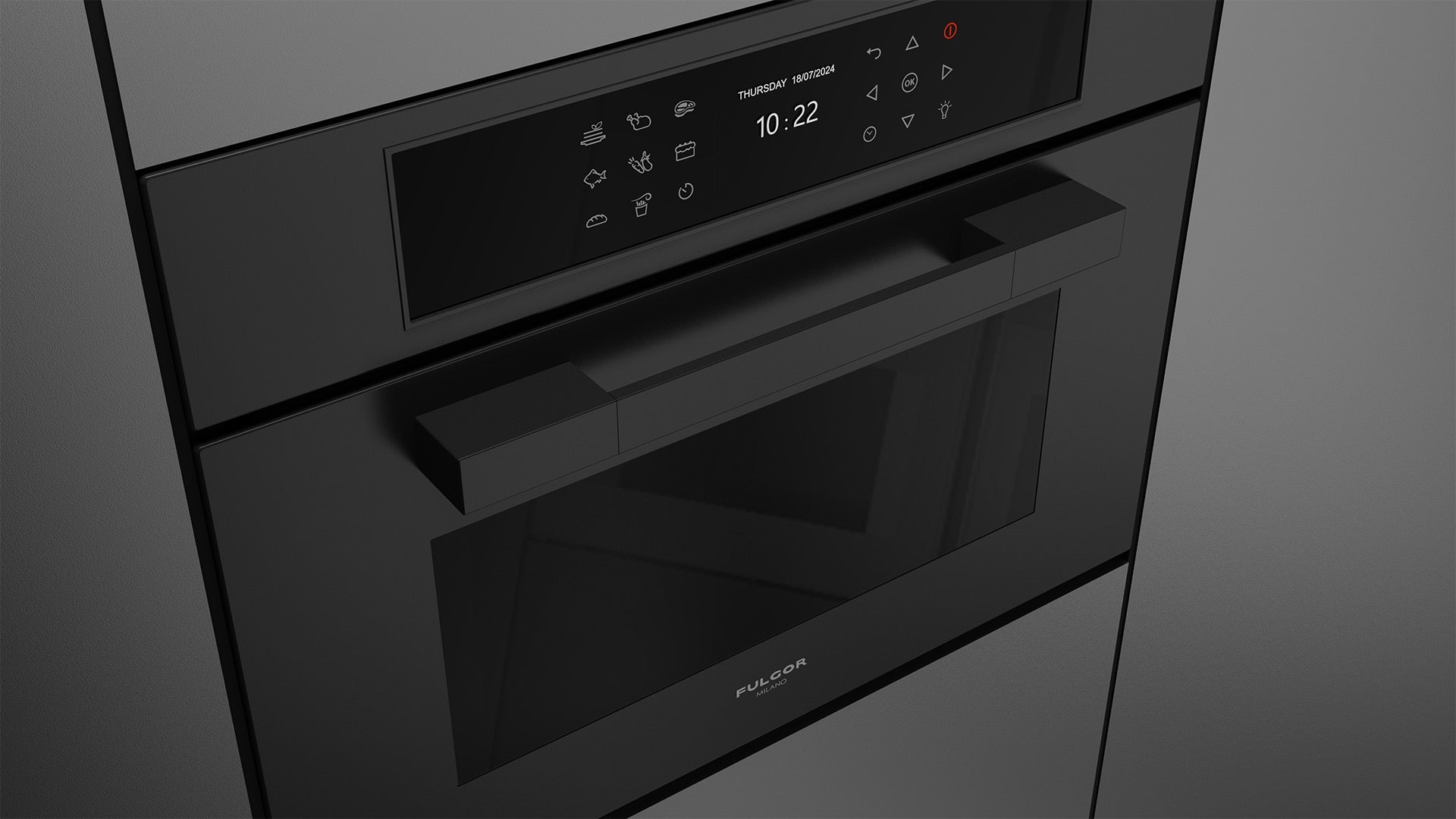 Fulgor Milano Urbantech Touch Microwave Combi Oven 60x45 - FUTMO 4510 TEM MBK