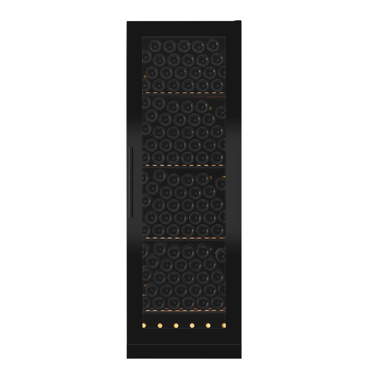 MQuvee Wine Cabinet - WineStore 215 Full Glass Black