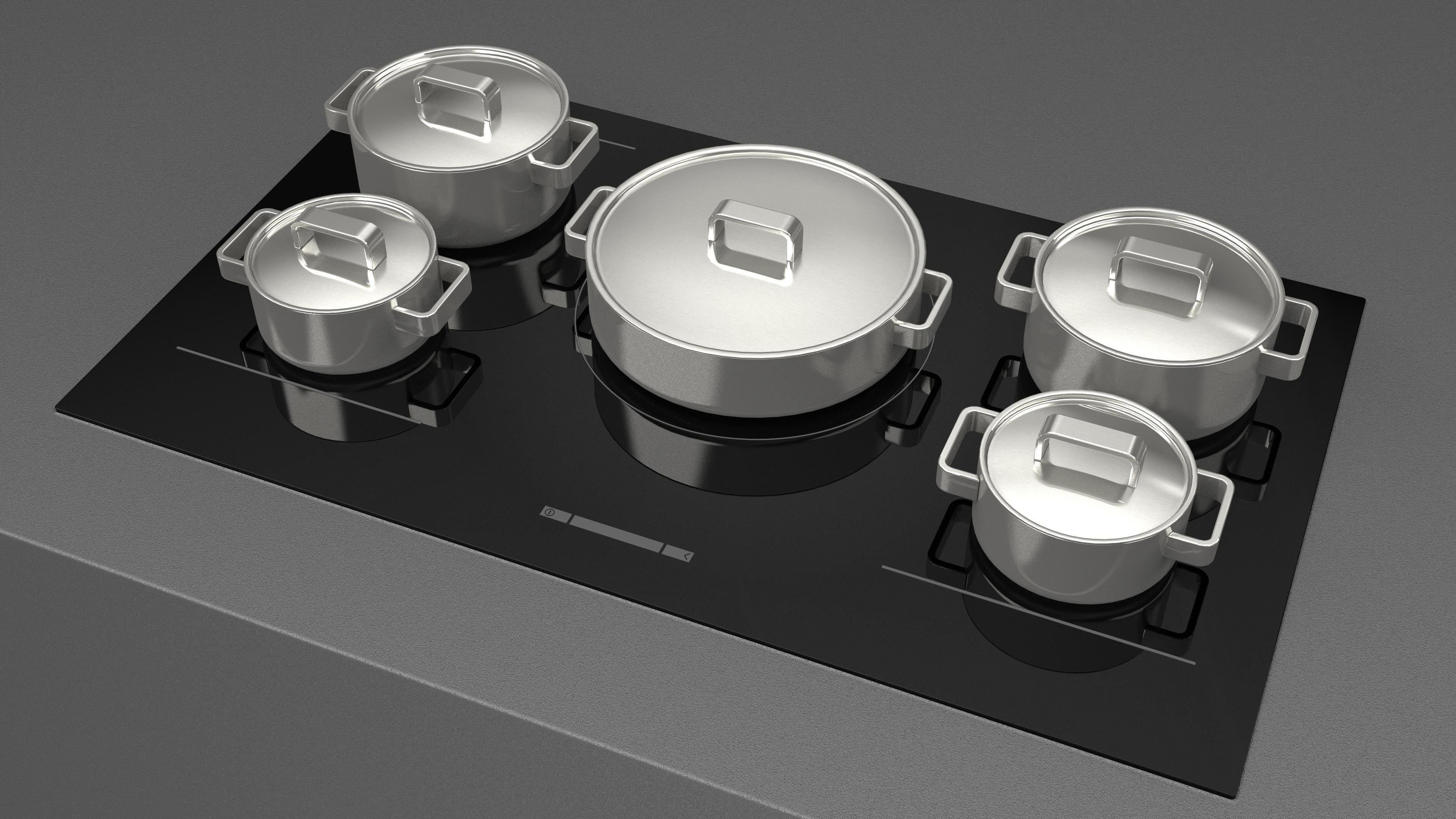 Fulgor Milano 90 Induction Hob - FSH 905 ID WT BK