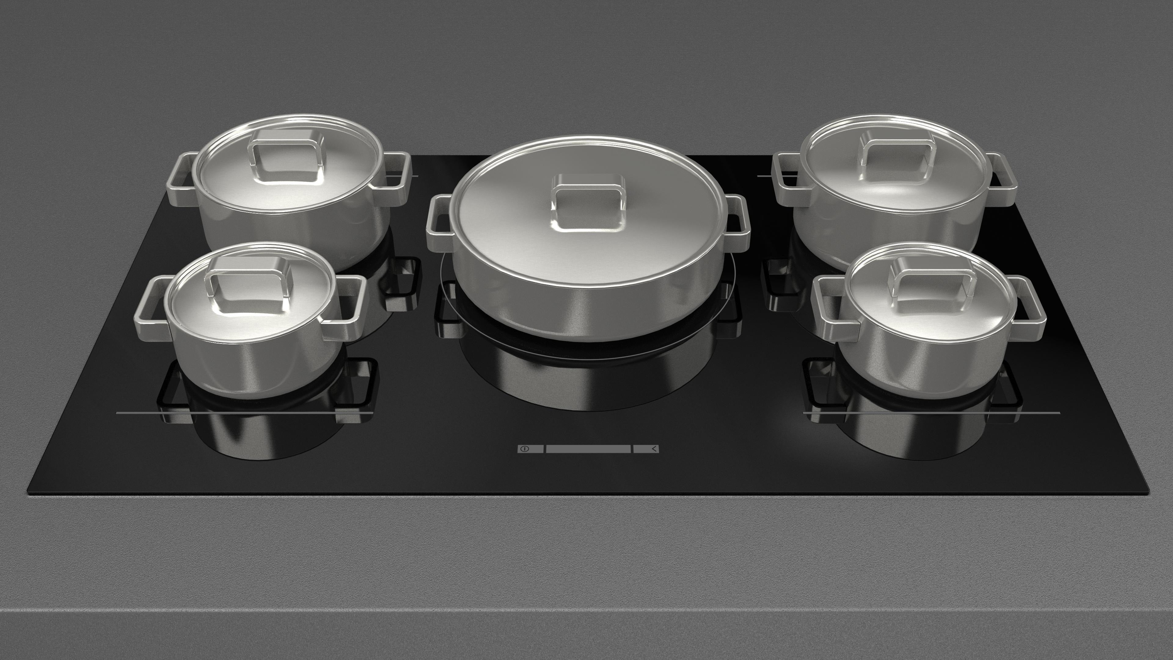 Fulgor Milano 90 Induction Hob - FSH 905 ID WT BK
