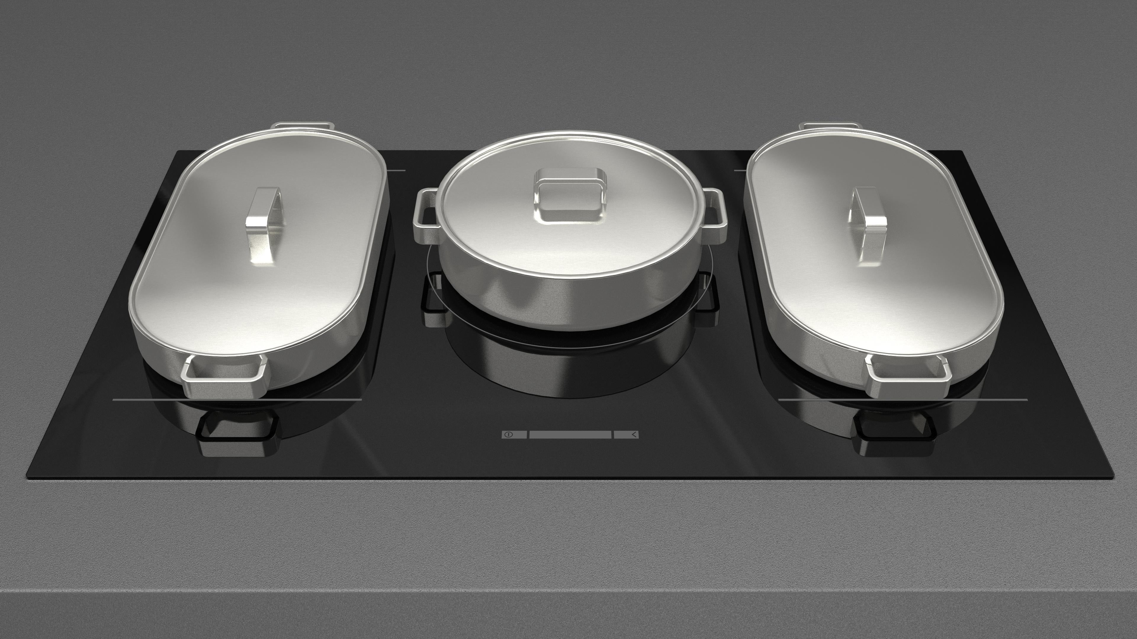 Fulgor Milano 90 Induction Hob - FSH 905 ID WT BK