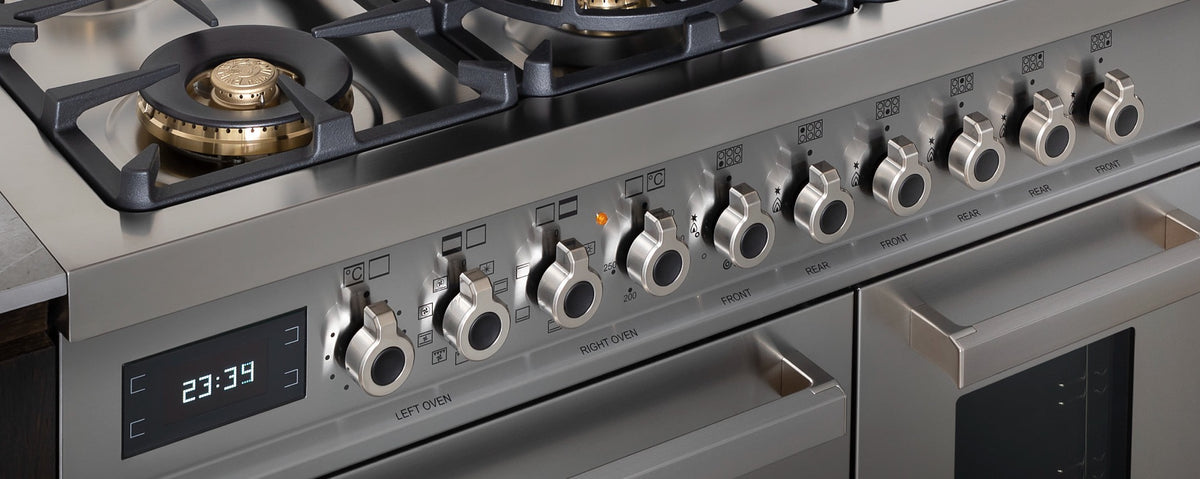 Bertazzoni Professional Series 120 cm 6-burner + griddle, Electric Double Oven