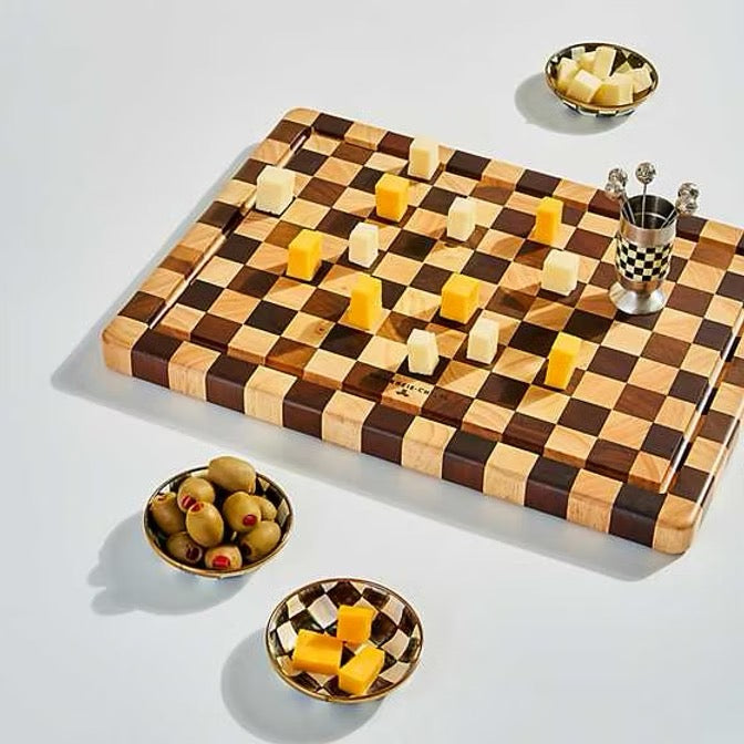 Mackenzie-Childs Check Carving Board