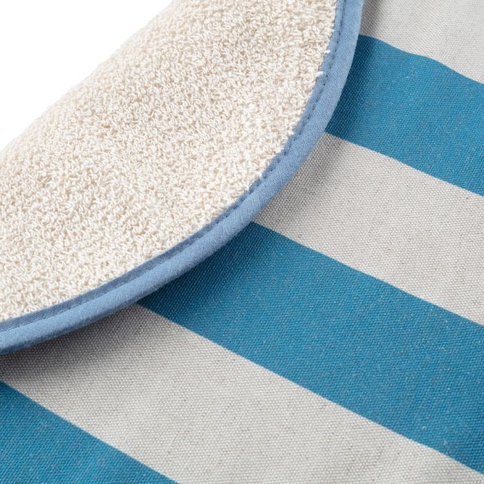 AGA Marina Blue Stripe Chefs' Pad