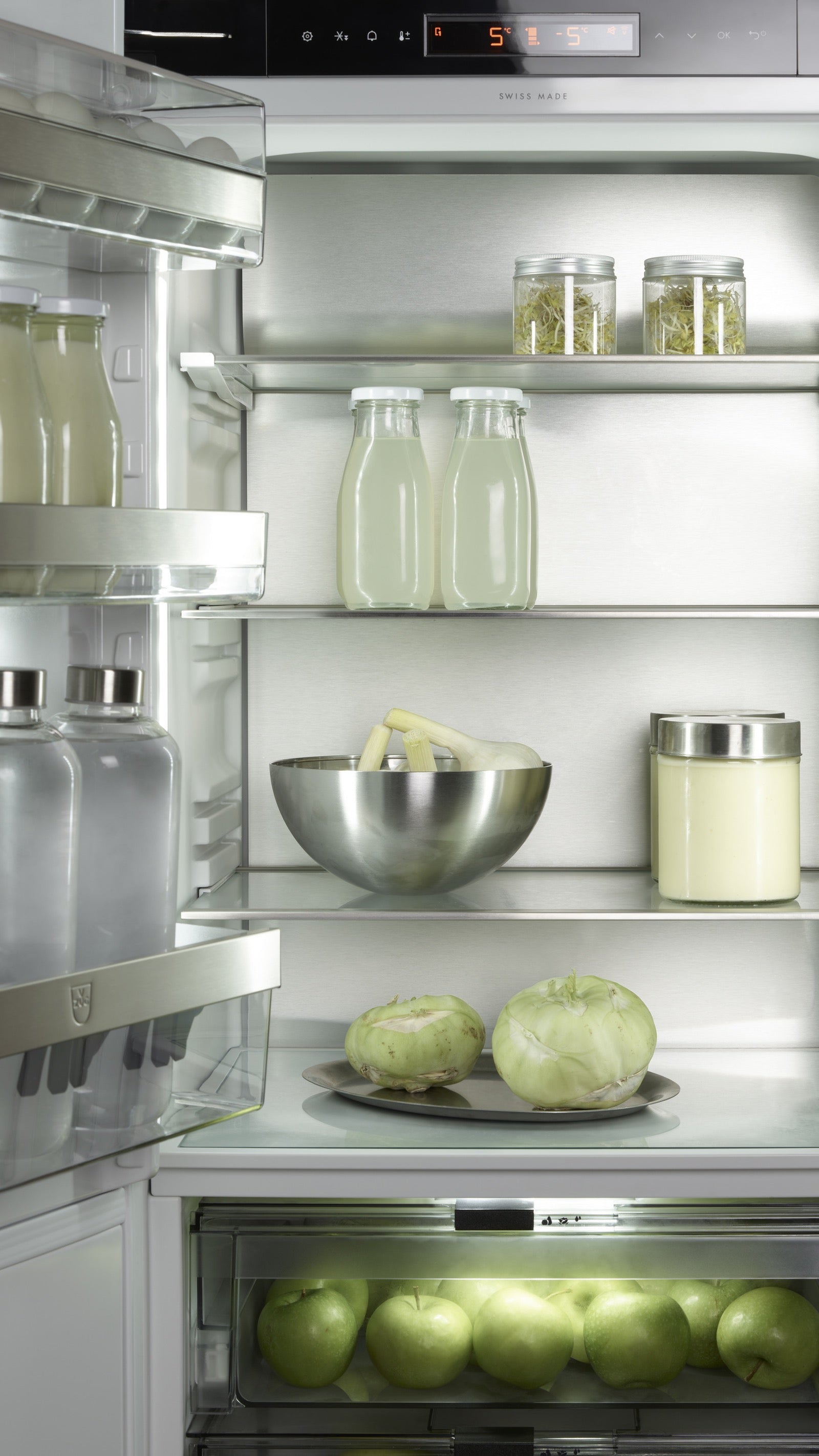 V-ZUG CombiCooler V4000 - 178NI Integrated Fridge Freezer- FFV460RH