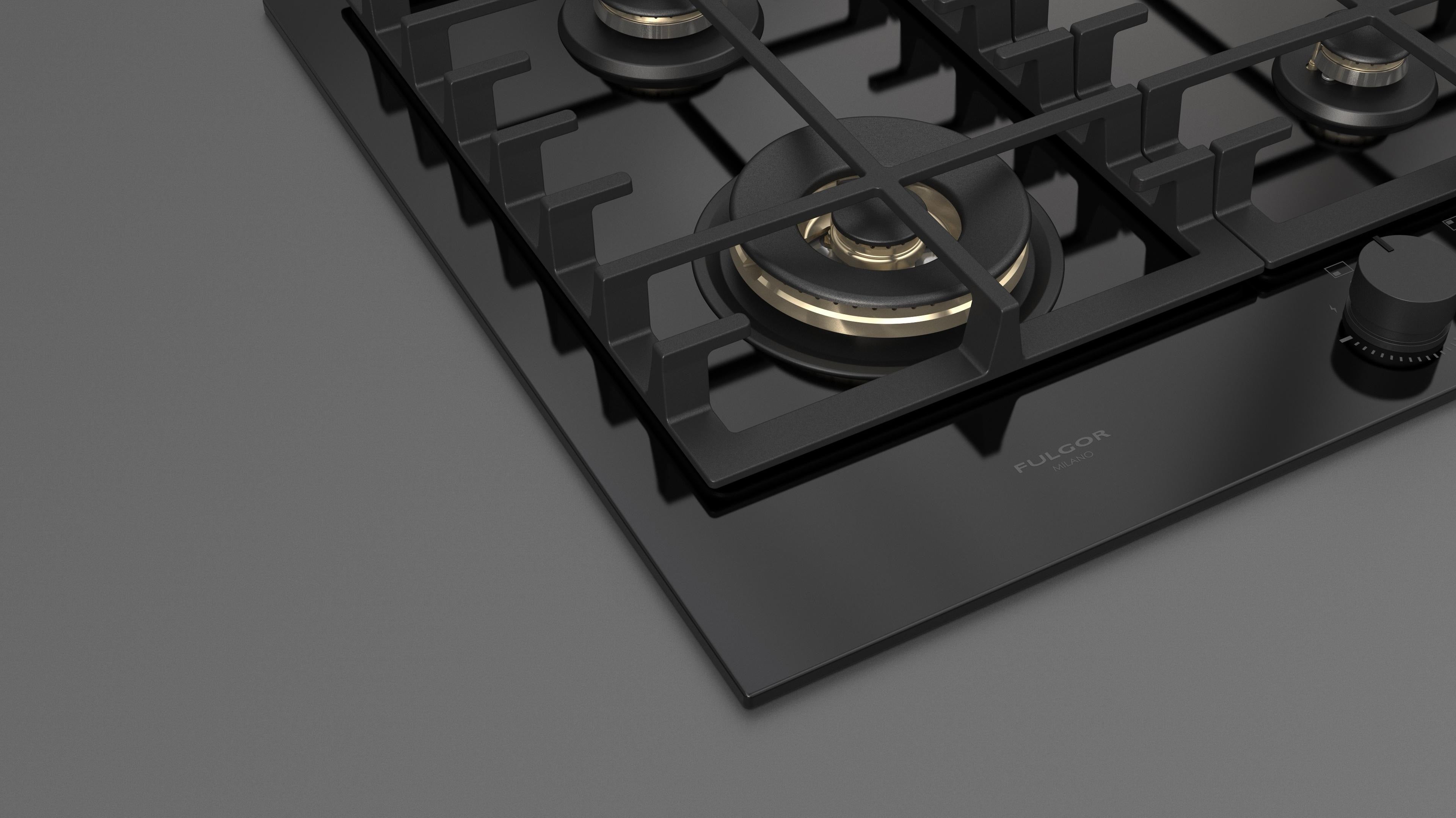 Fulgor Milano 60 Gas Hob - FPH 604 G WK BKG