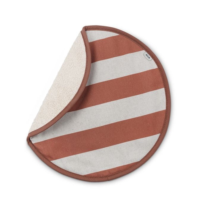 AGA Driftwood Brown Stripe Chefs' Pad