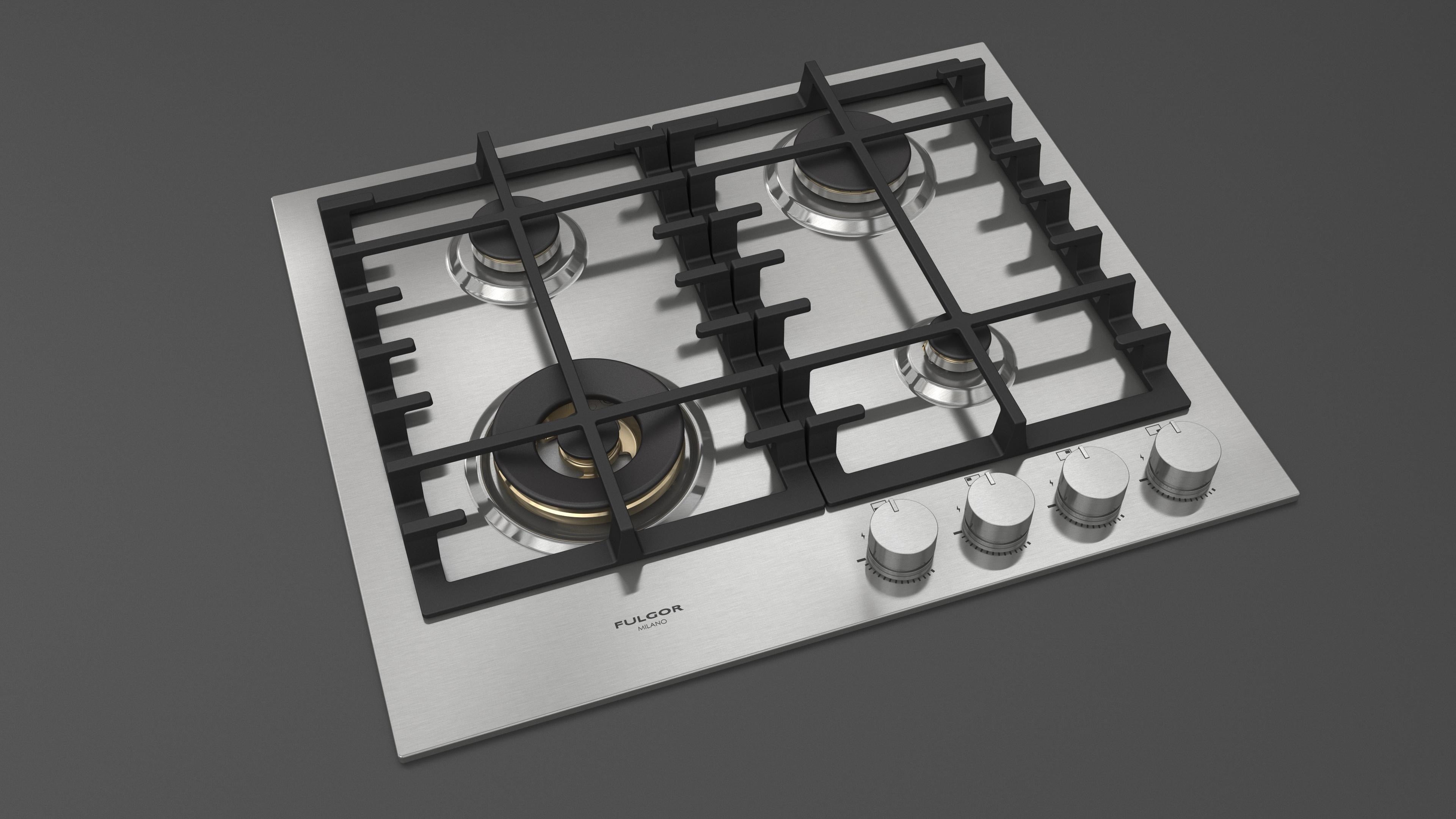 Fulgor Milano 60cm Gas Hob - FPH 604 G WK X