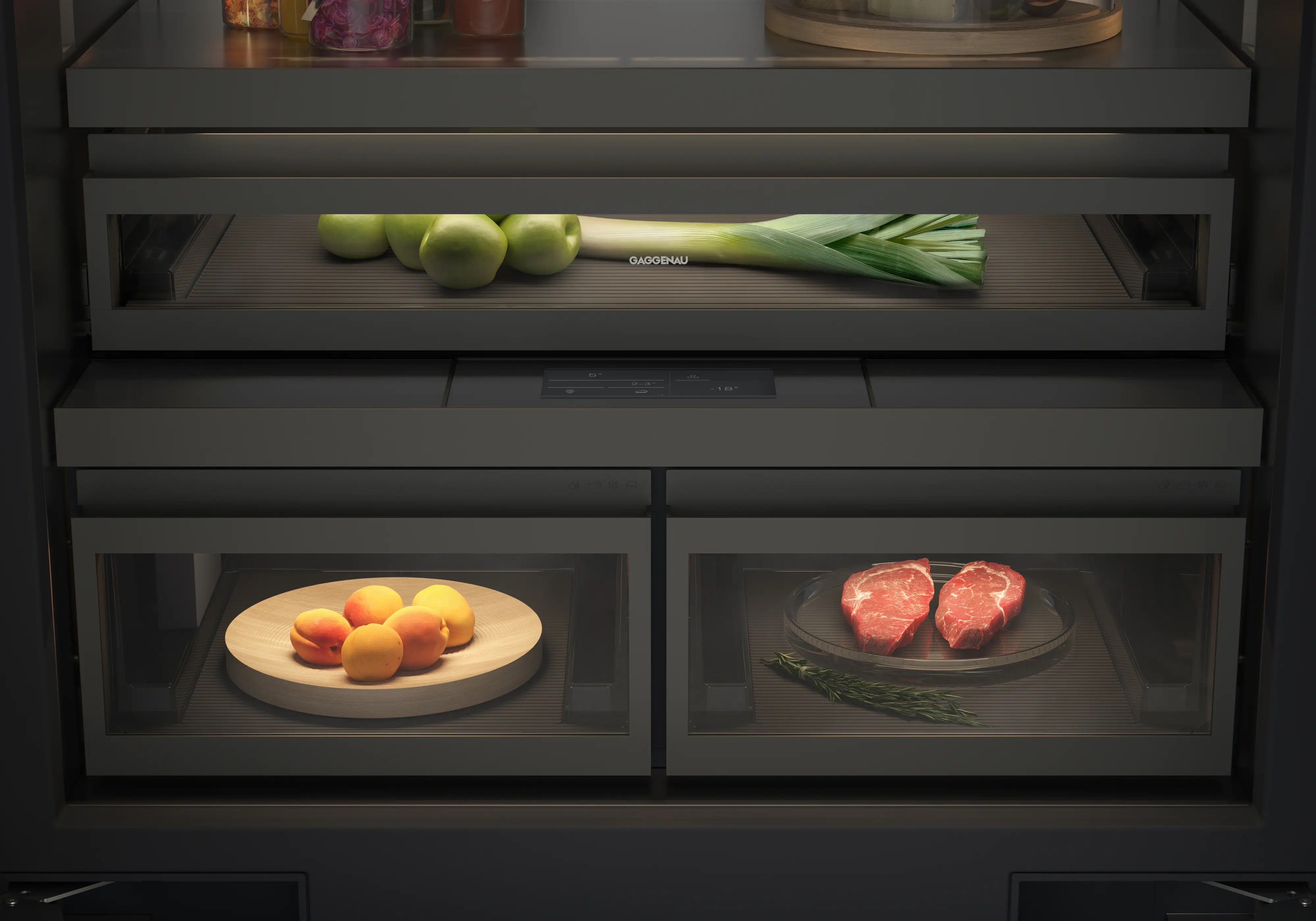 Gaggenau Vario cooling Expressive series Fridge-freezer combination 213.4 x 90 cm