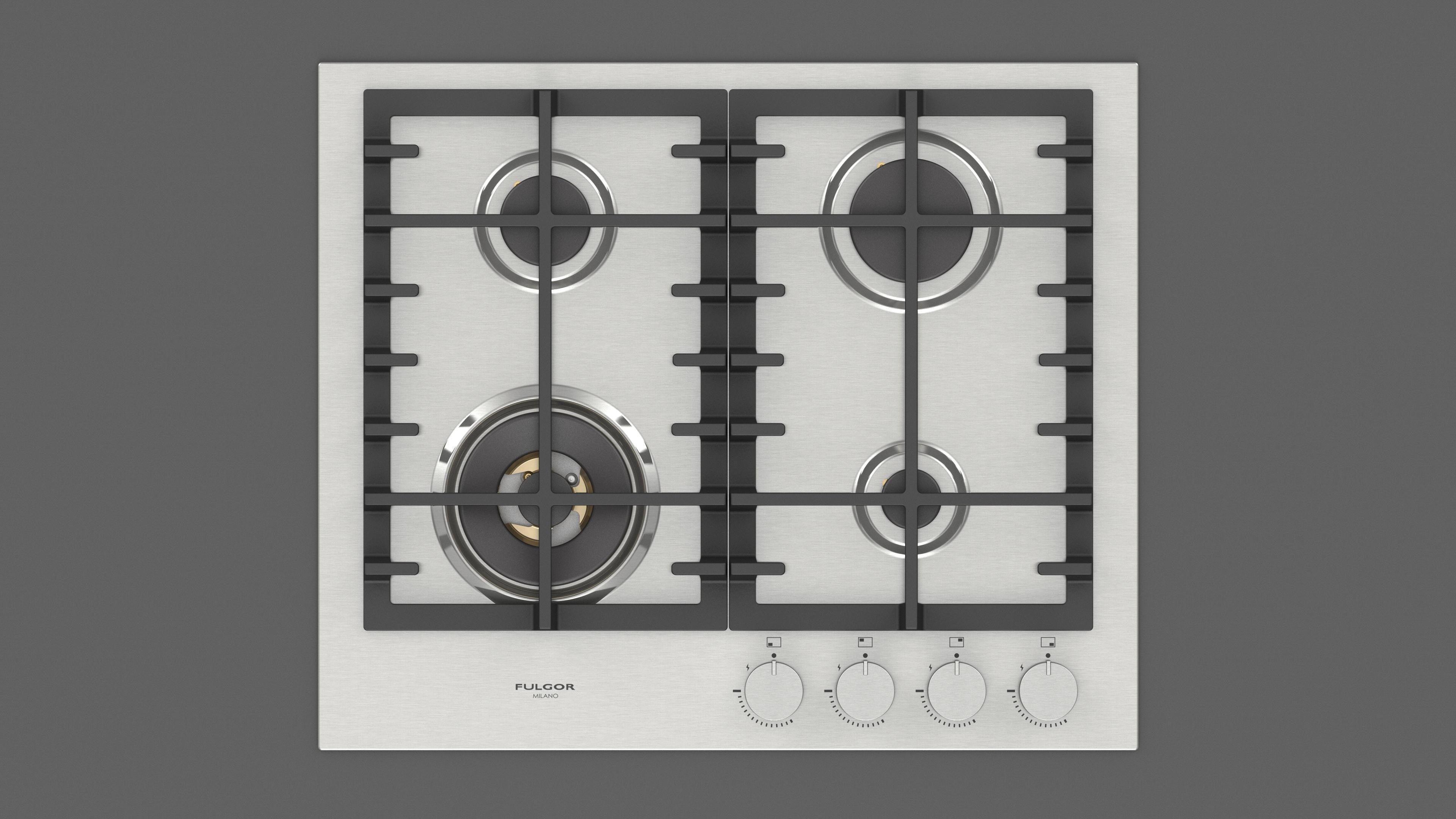 Fulgor Milano 60cm Gas Hob - FPH 604 G WK X