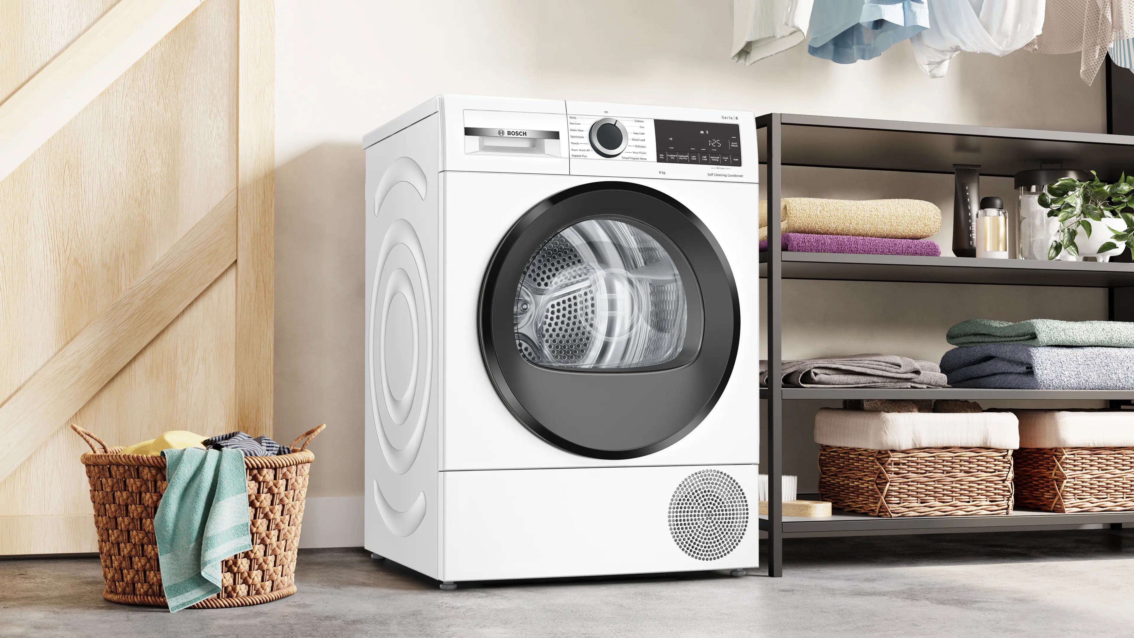 Bosch Series 6 Heat pump tumble dryer 9 kg - WQG24502GB