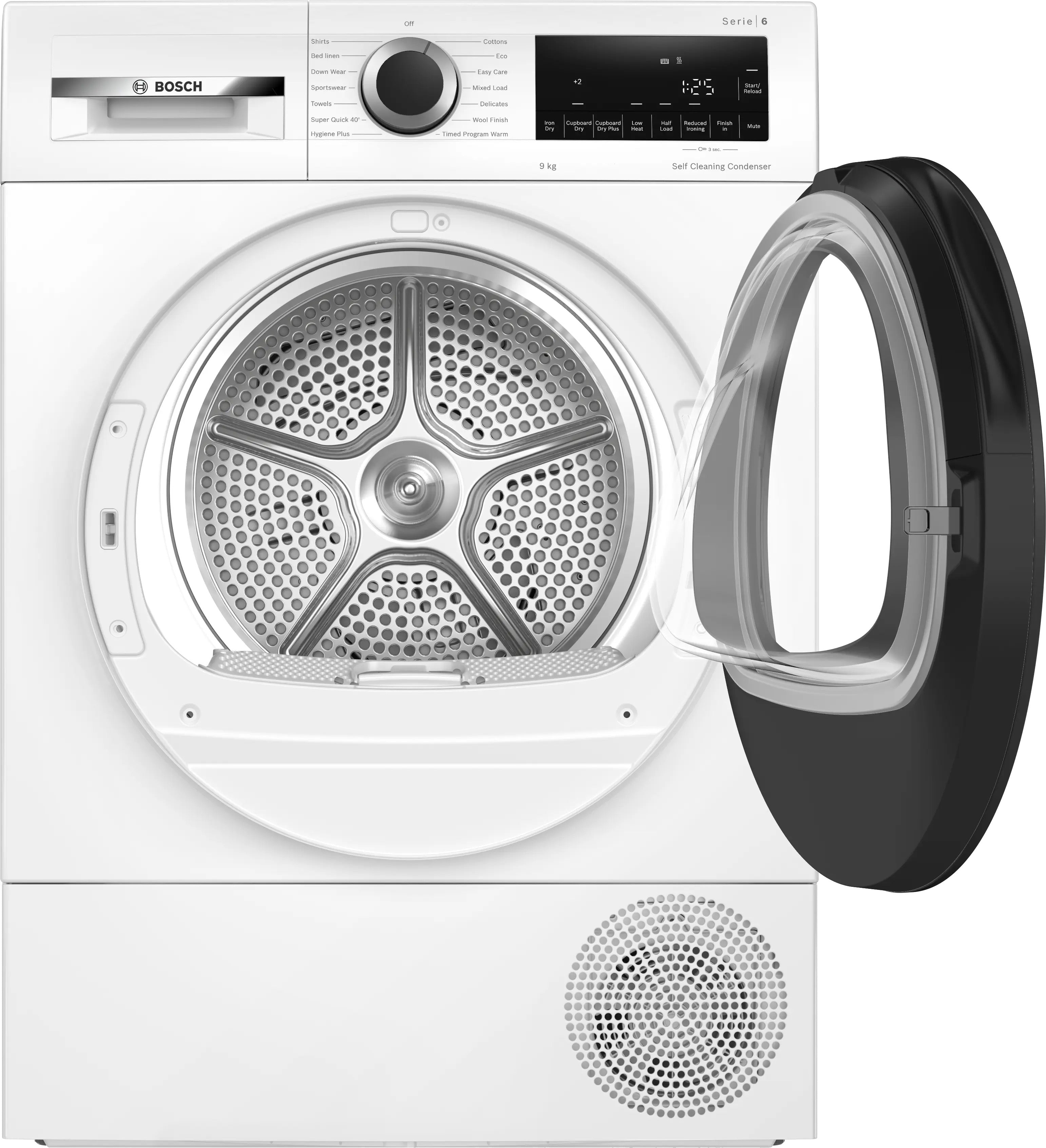 Bosch Series 6 Heat pump tumble dryer 9 kg - WQG24502GB
