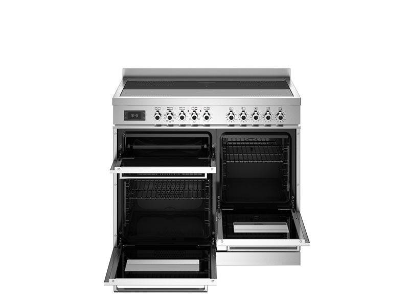 Bertazzoni Professional Series 100 cm induction top electric triple oven