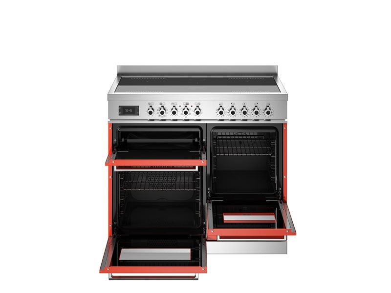 Bertazzoni Professional Series 100 cm induction top electric triple oven