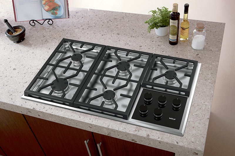 Wolf Transitional Gas Cooktop 2 ICBCG365T/S