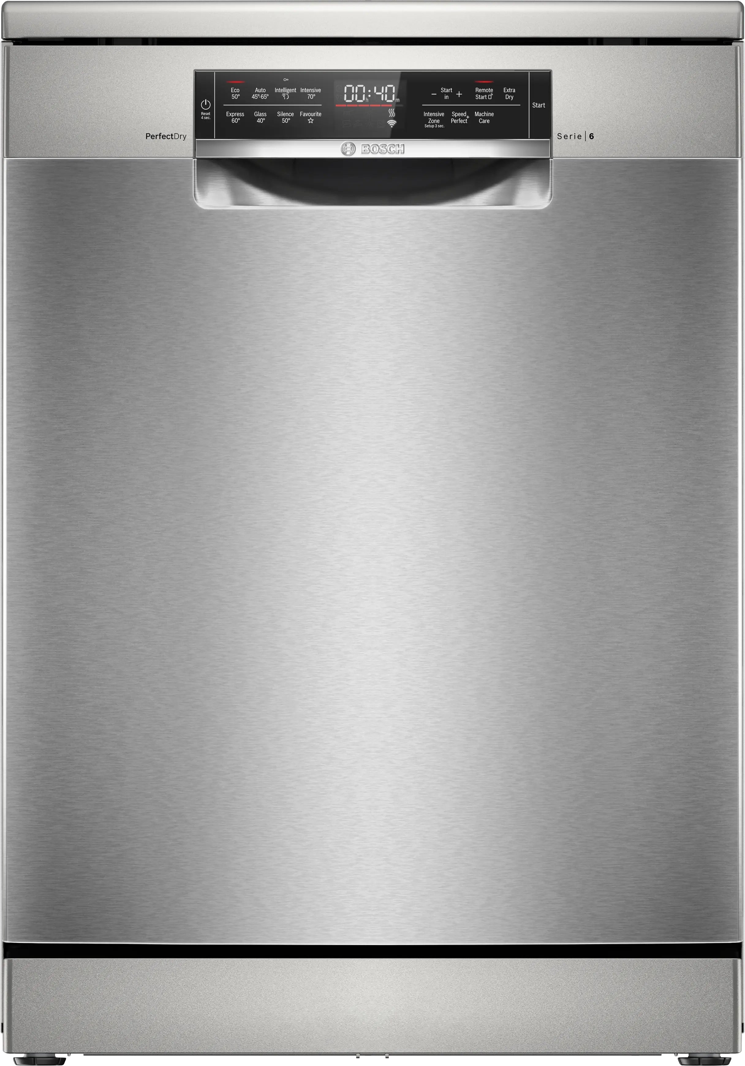 Bosch Series 6 Free-standing dishwasher 60 cm Brushed steel anti-fingerprint - SMS6TCI02G