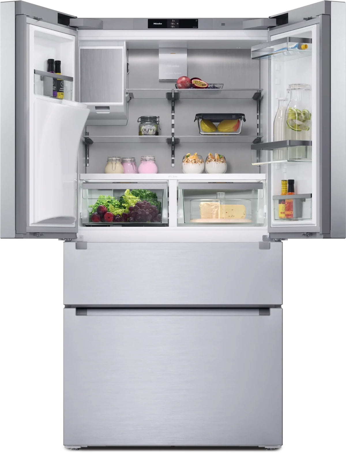 Miele French Door Freestanding Fridge Freezer with PerfectFresh Pro