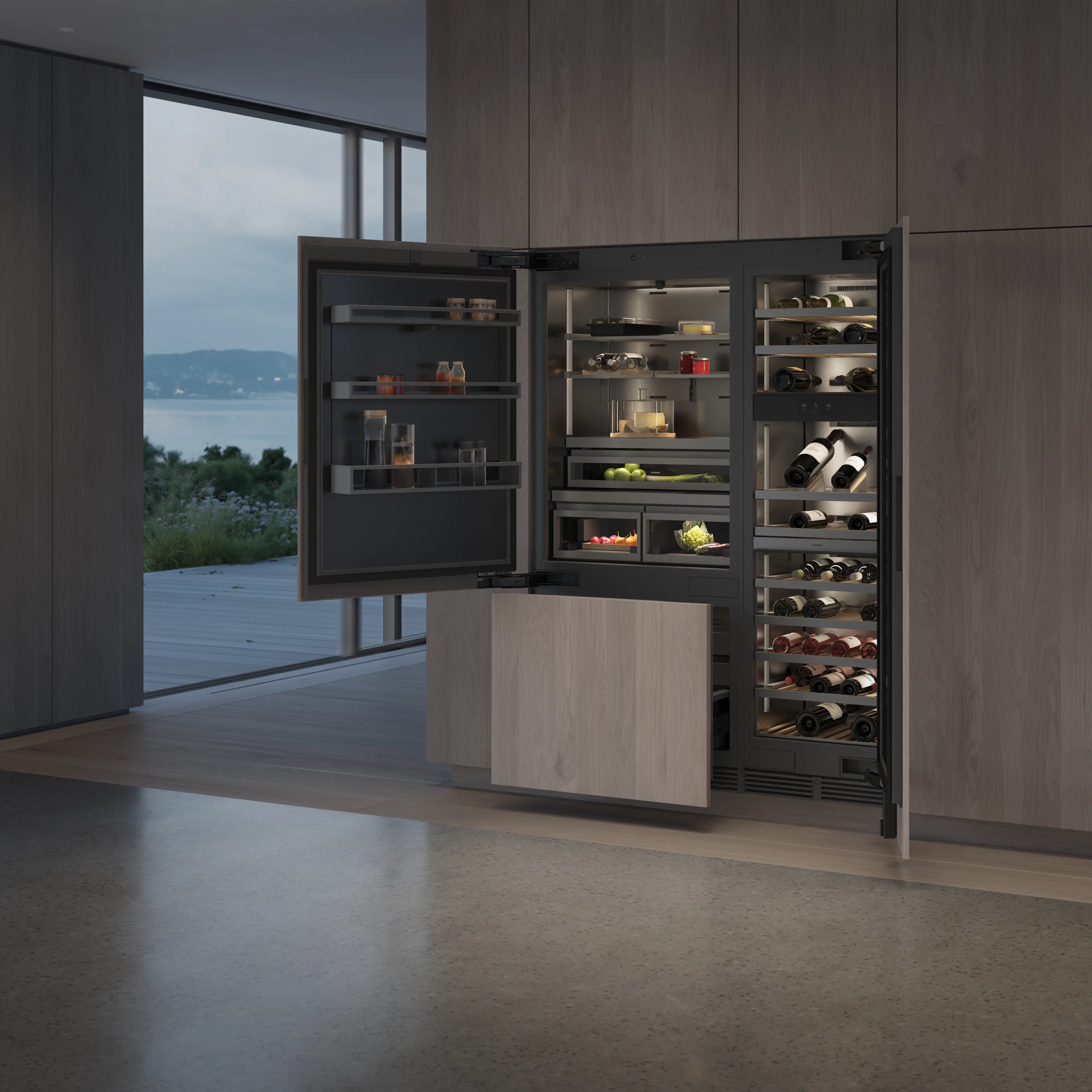Gaggenau Vario cooling Expressive series wine climate cabinet 213.4 x 61 cm