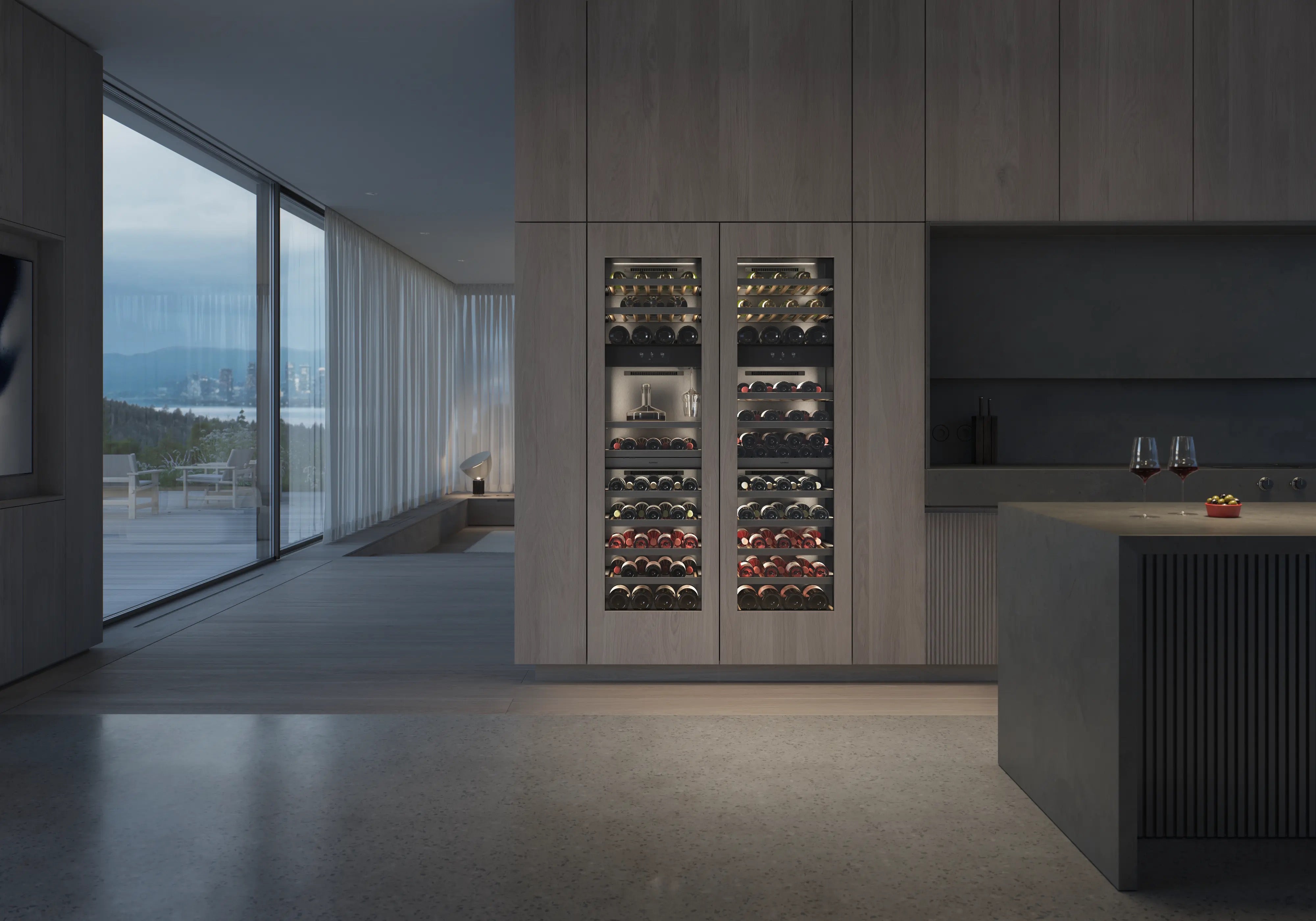 Gaggenau Vario cooling Expressive series wine climate cabinet 213.4 x 61 cm