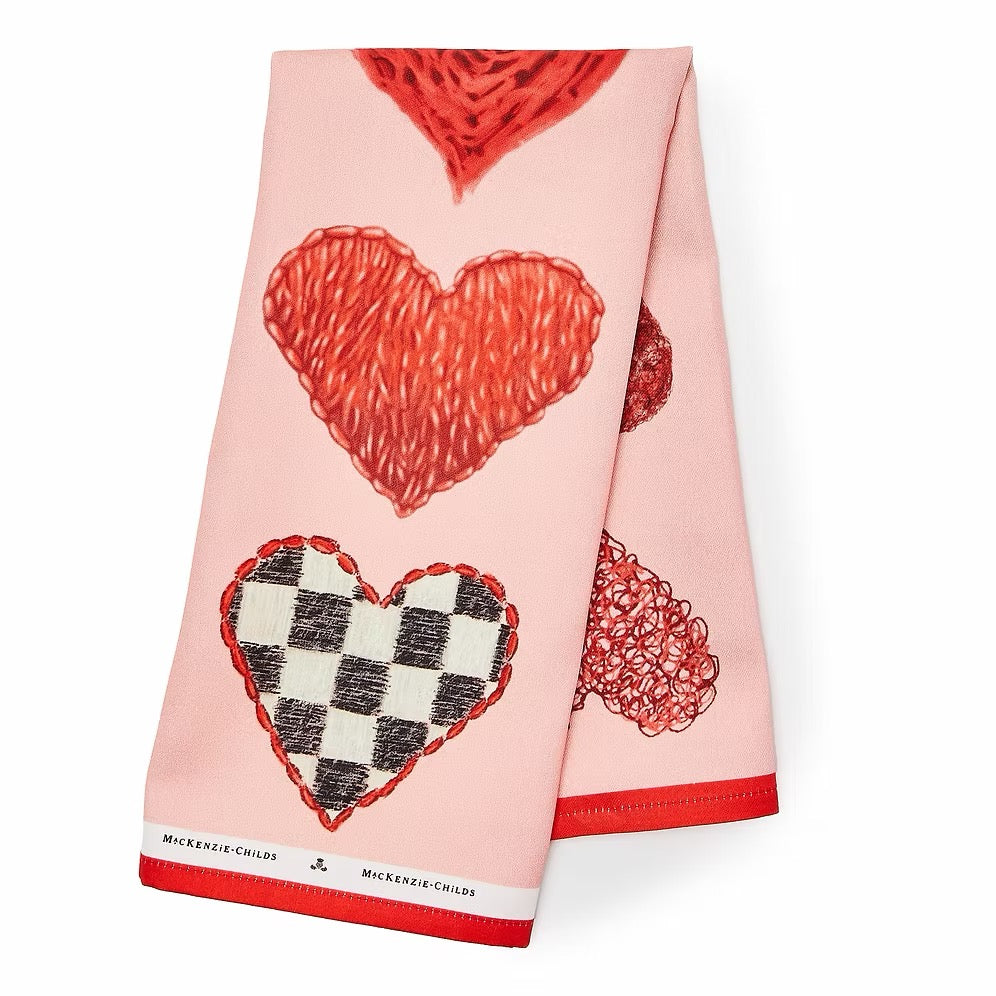 Mackenzie-Childs Heart Dish Towel