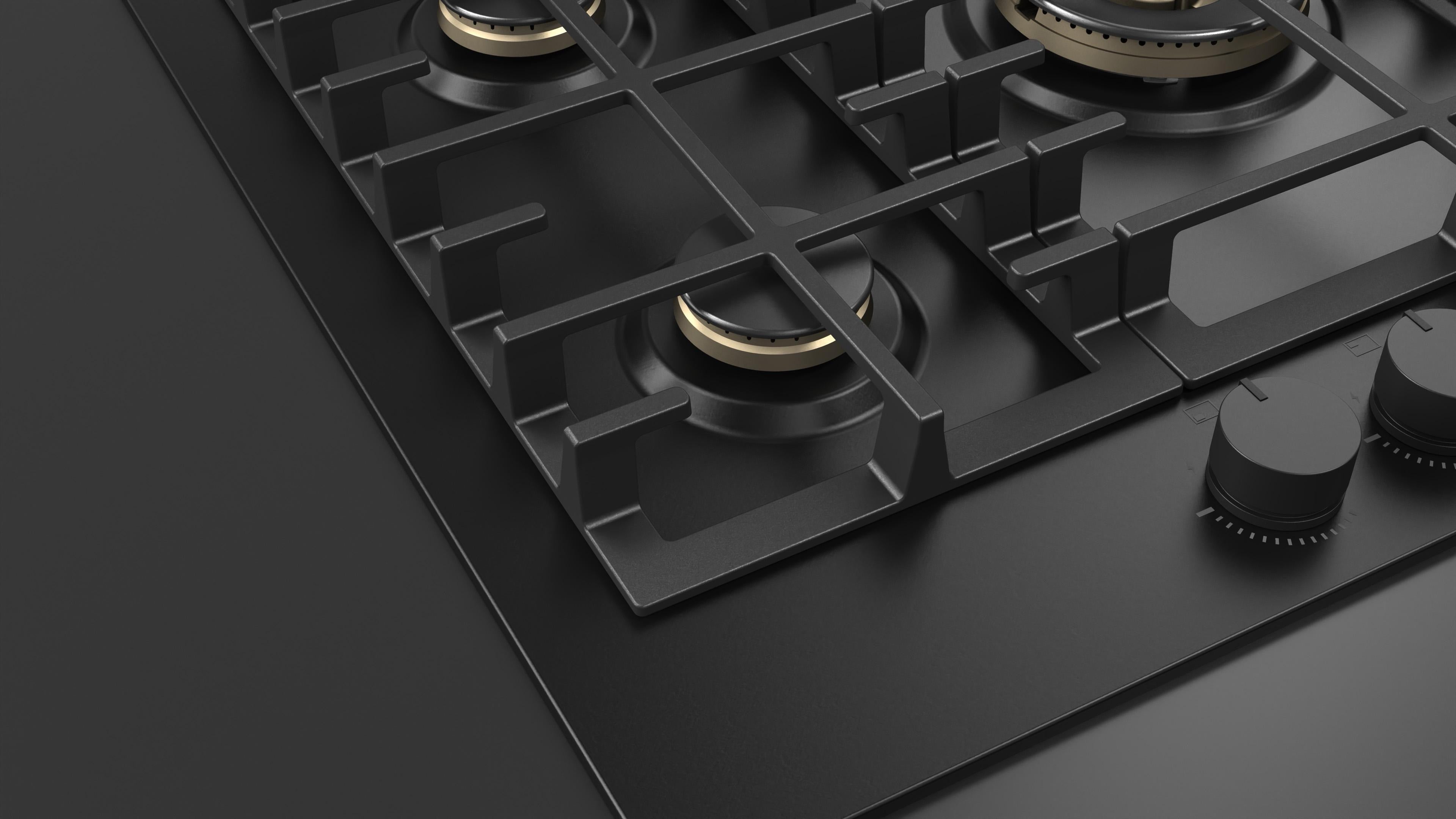 Fulgor Milano Urbantech 75cm Gas Hob - FUH 7541 G DWK MBK