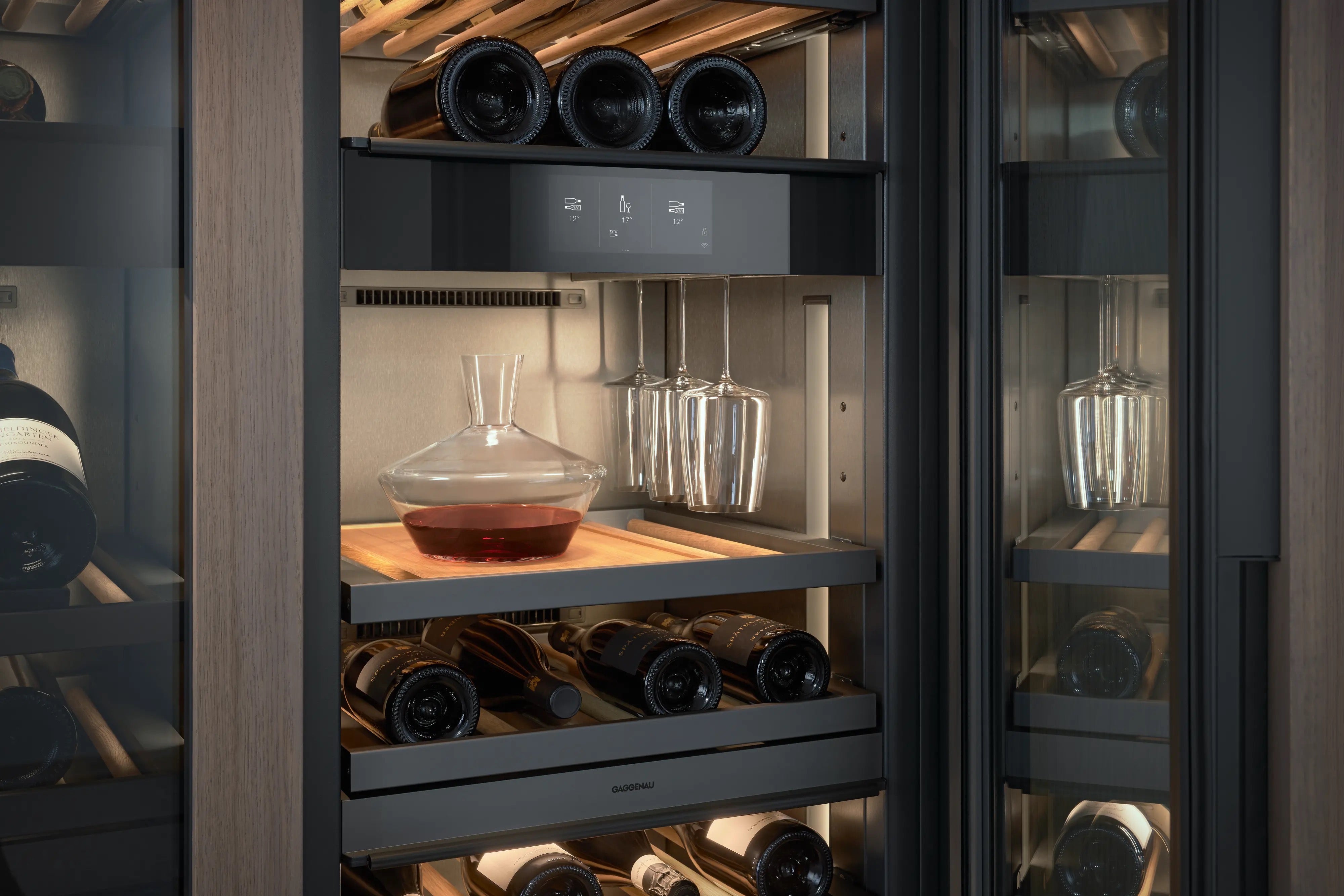 Gaggenau Vario cooling Expressive series wine climate cabinet 213.4 x 61 cm
