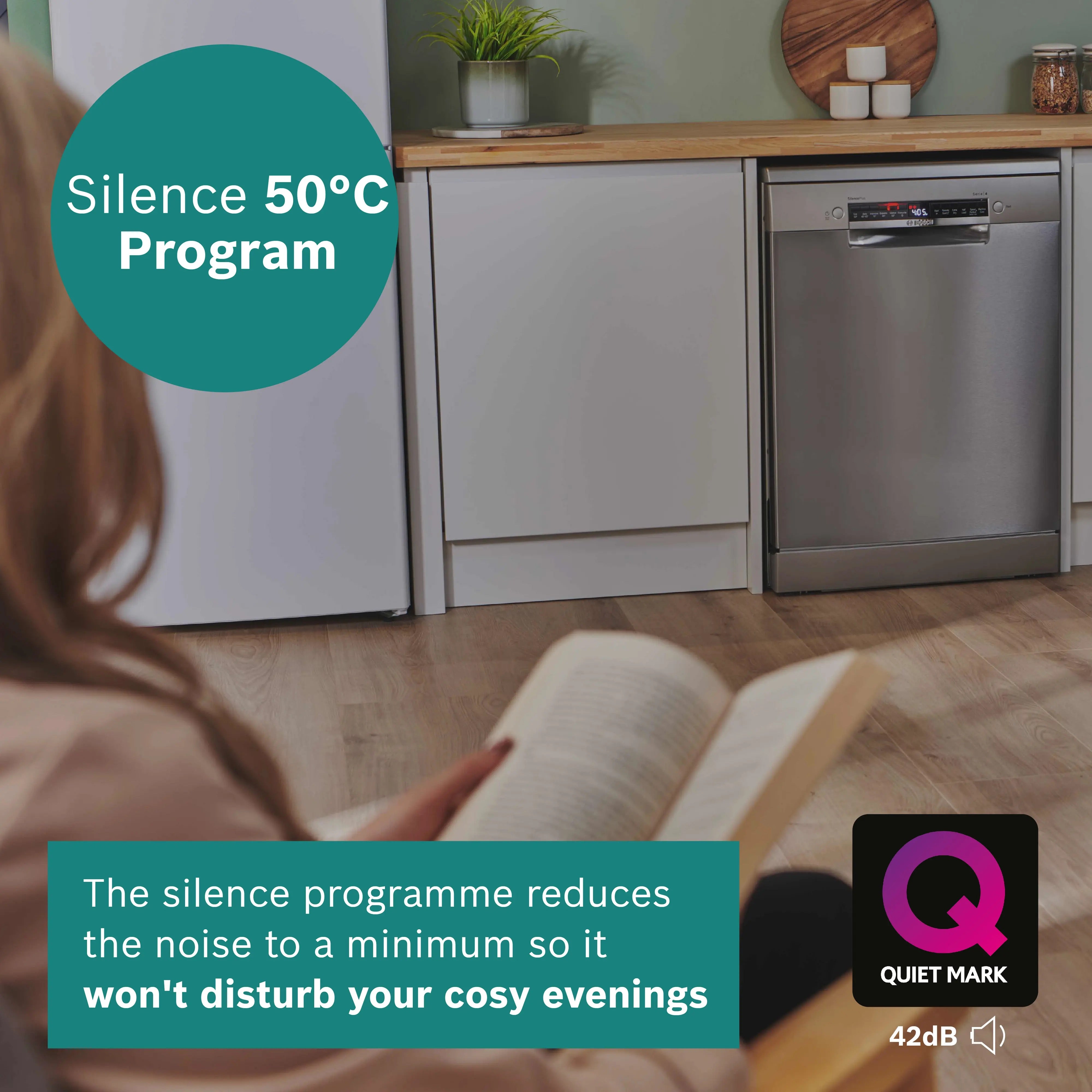 Bosch Series 4 Free-standing dishwasher 60 cm Brushed steel anti-fingerprint - SMS4EKI06G