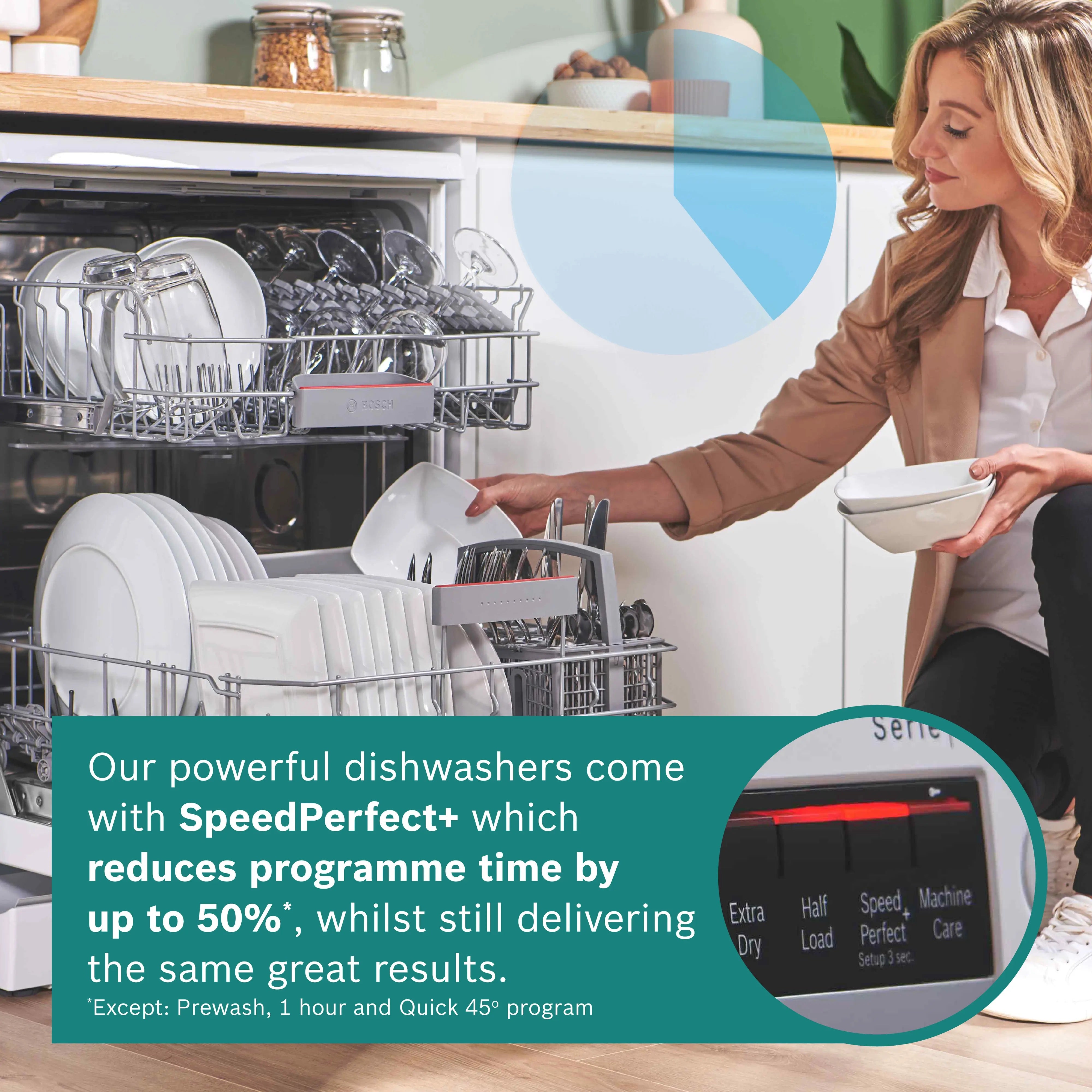 Bosch Series 4 Free-standing dishwasher 60 cm White - SMS4EKW06G