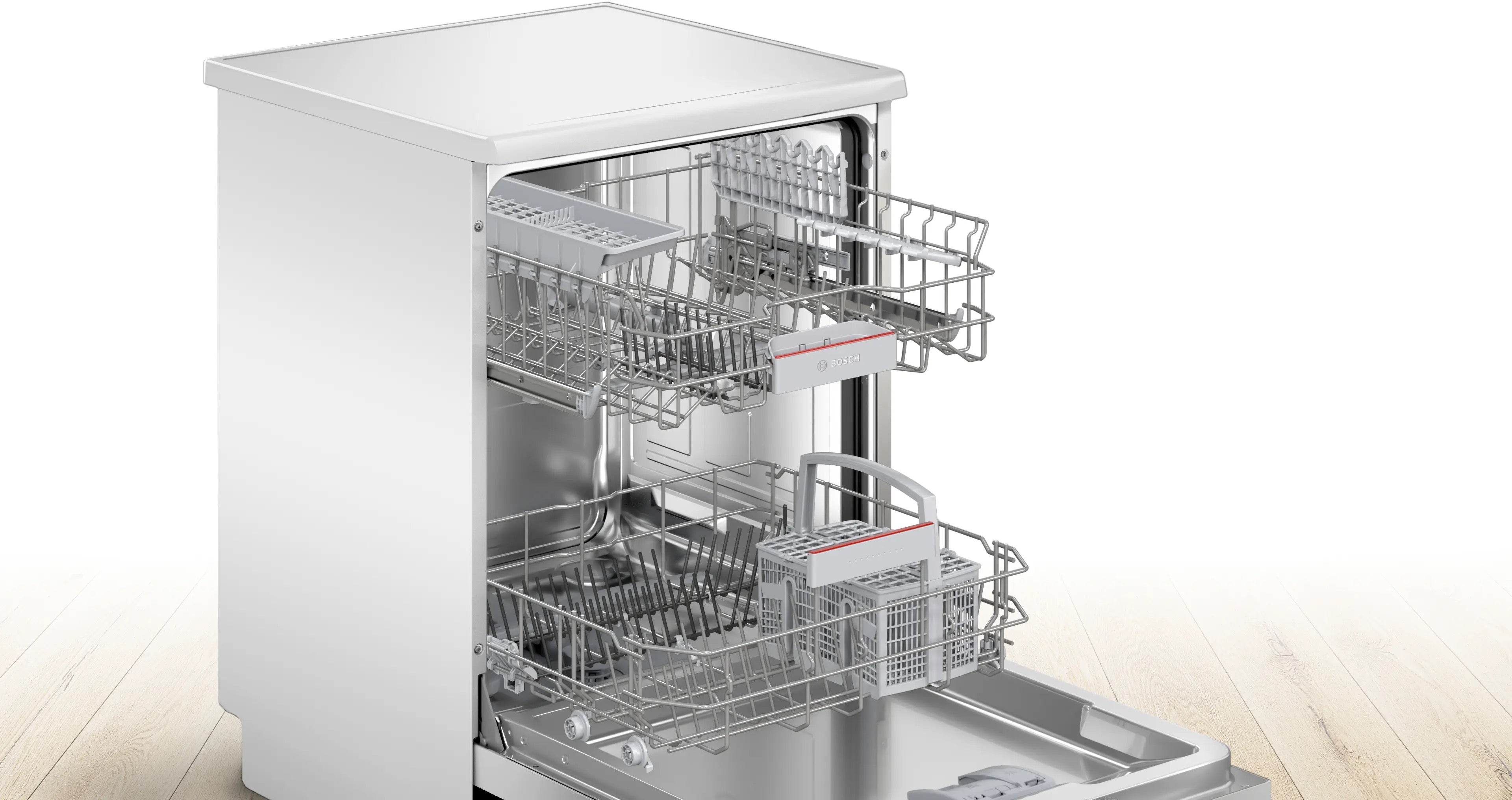 Bosch Series 4 Free-standing dishwasher 60 cm White - SMS4EKW06G