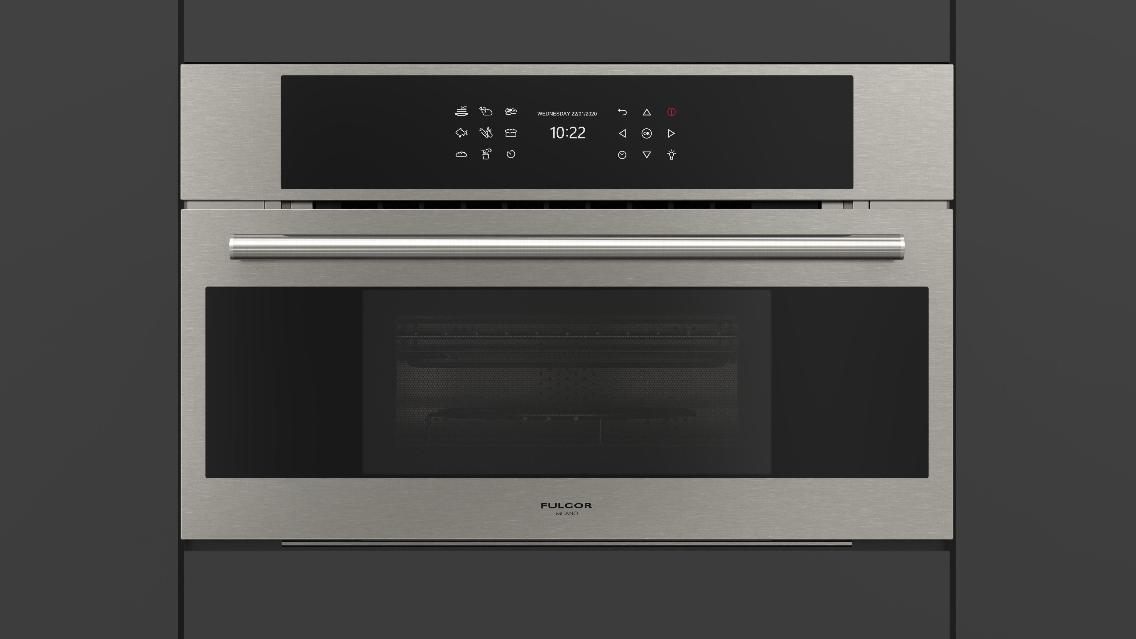 Fulgor Milano 30 Built in Combi Microwave Oven - FCMO 310 TEM X / FCMO 310 TEM BK