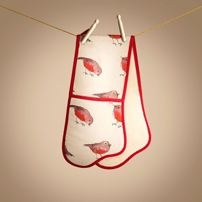 AGA Garden Robin Double Oven Glove