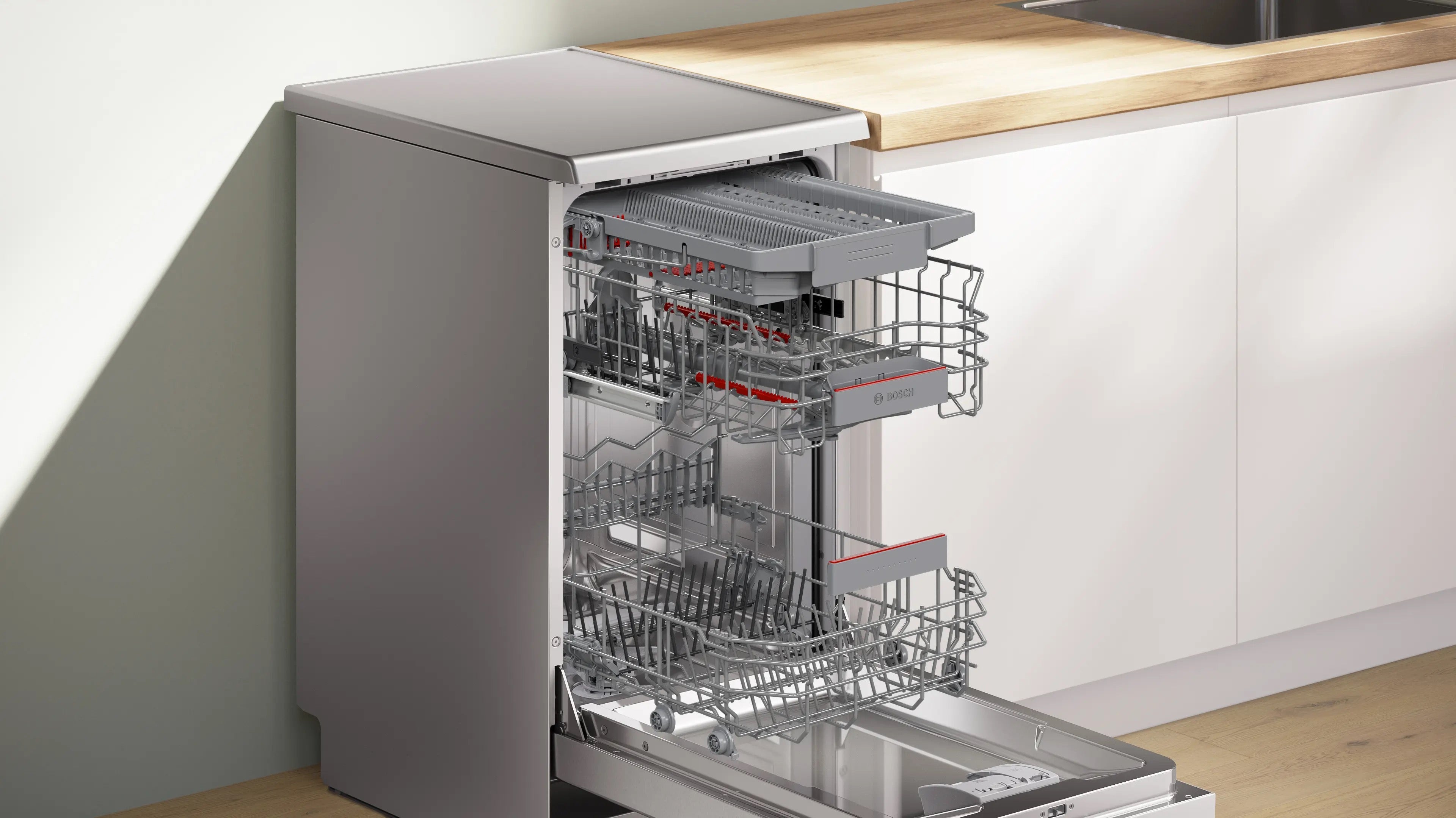 Bosch Series 4 Free-standing dishwasher 45 cm Brushed steel anti-fingerprint - SPS4HMI14G
