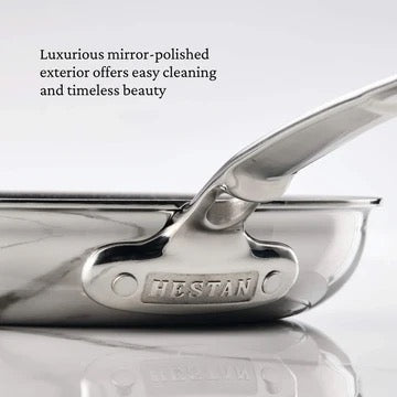Hestan ProBond Luxe Induction Polished Stainless Steel Pan Set: 10 Piece