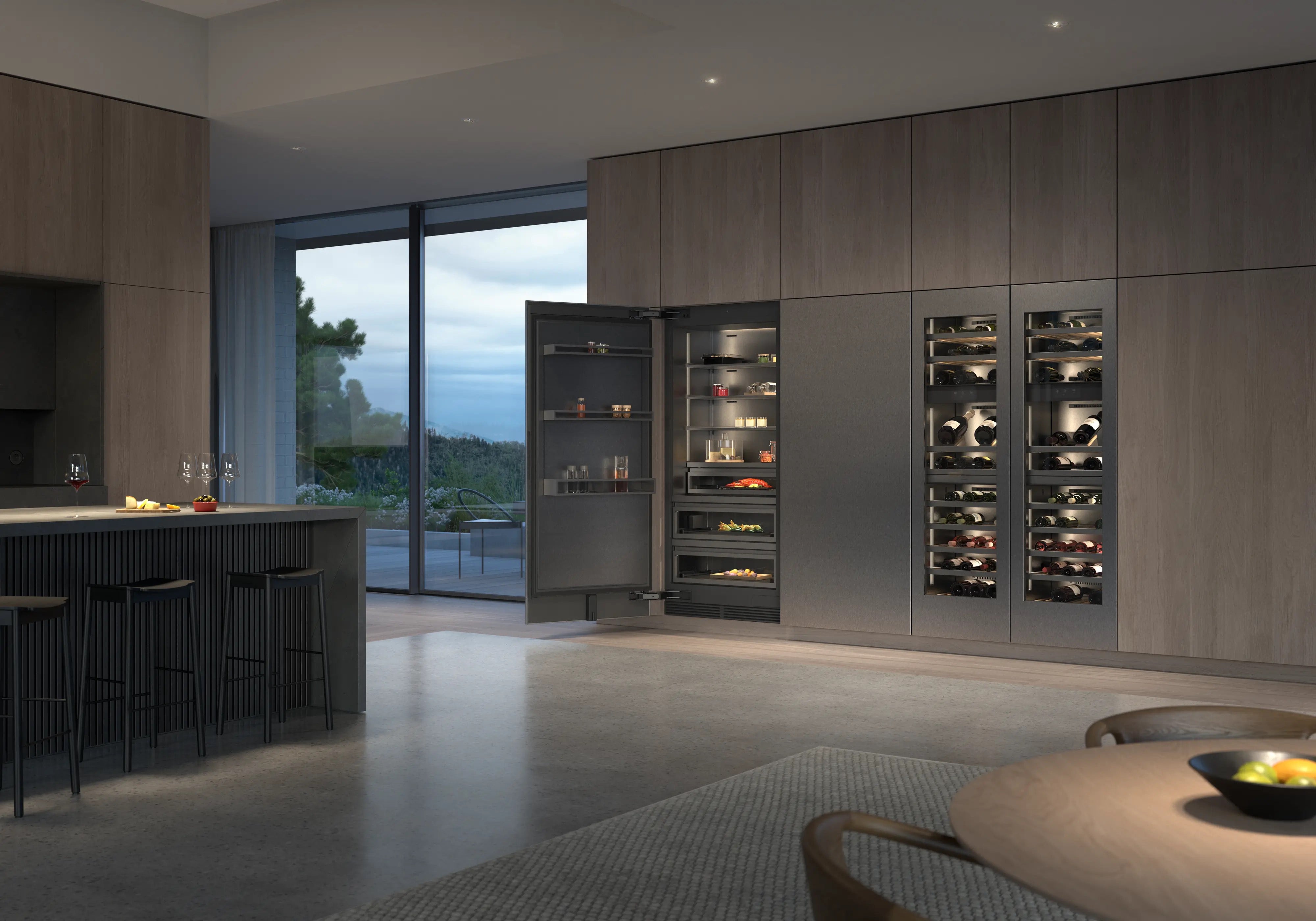 Gaggenau Vario cooling Expressive series freezer 213.4 x 90 cm