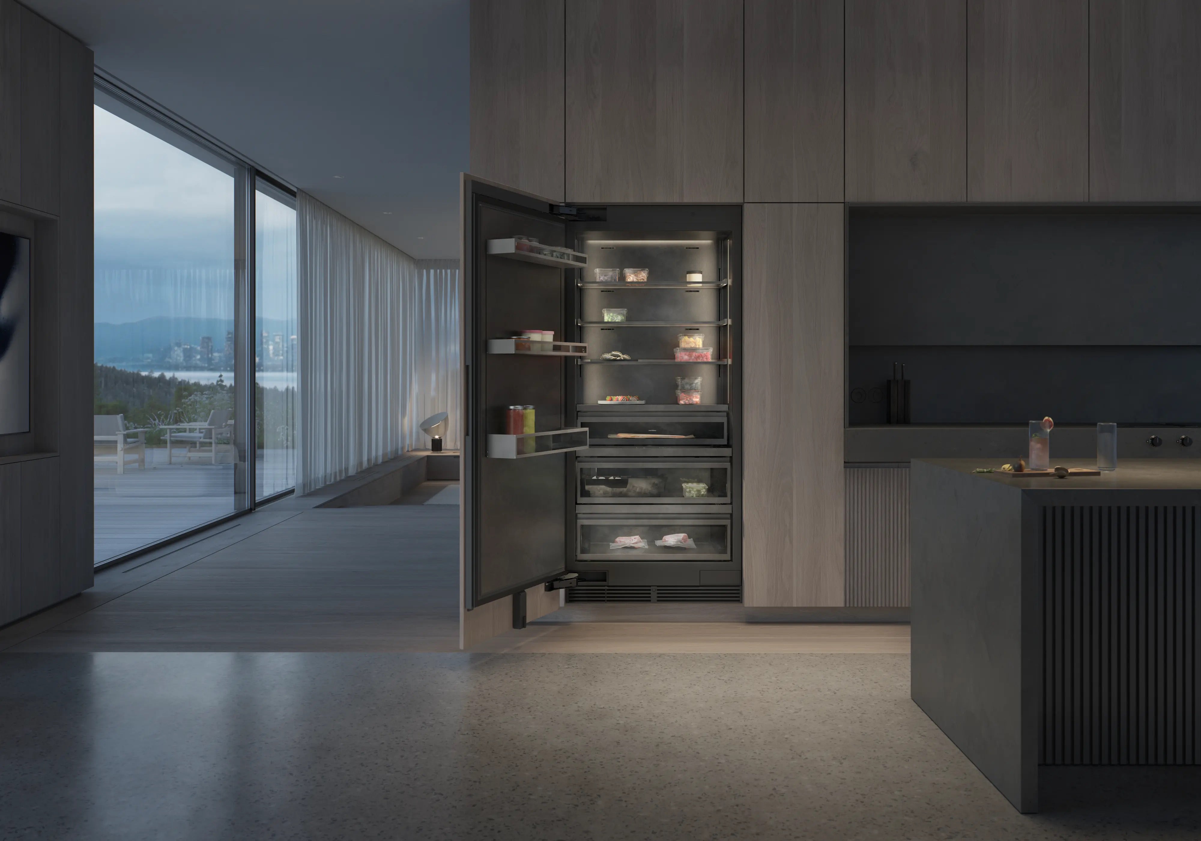 Gaggenau Vario cooling Expressive series freezer 213.4 x 90 cm