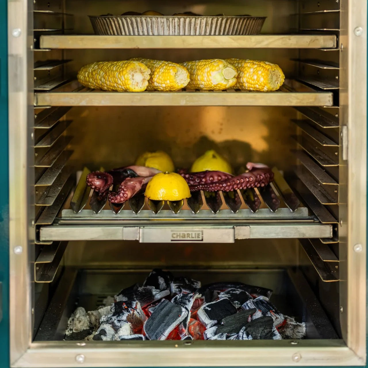 Charlie Oven Argentine Parrilla V Grill Rack