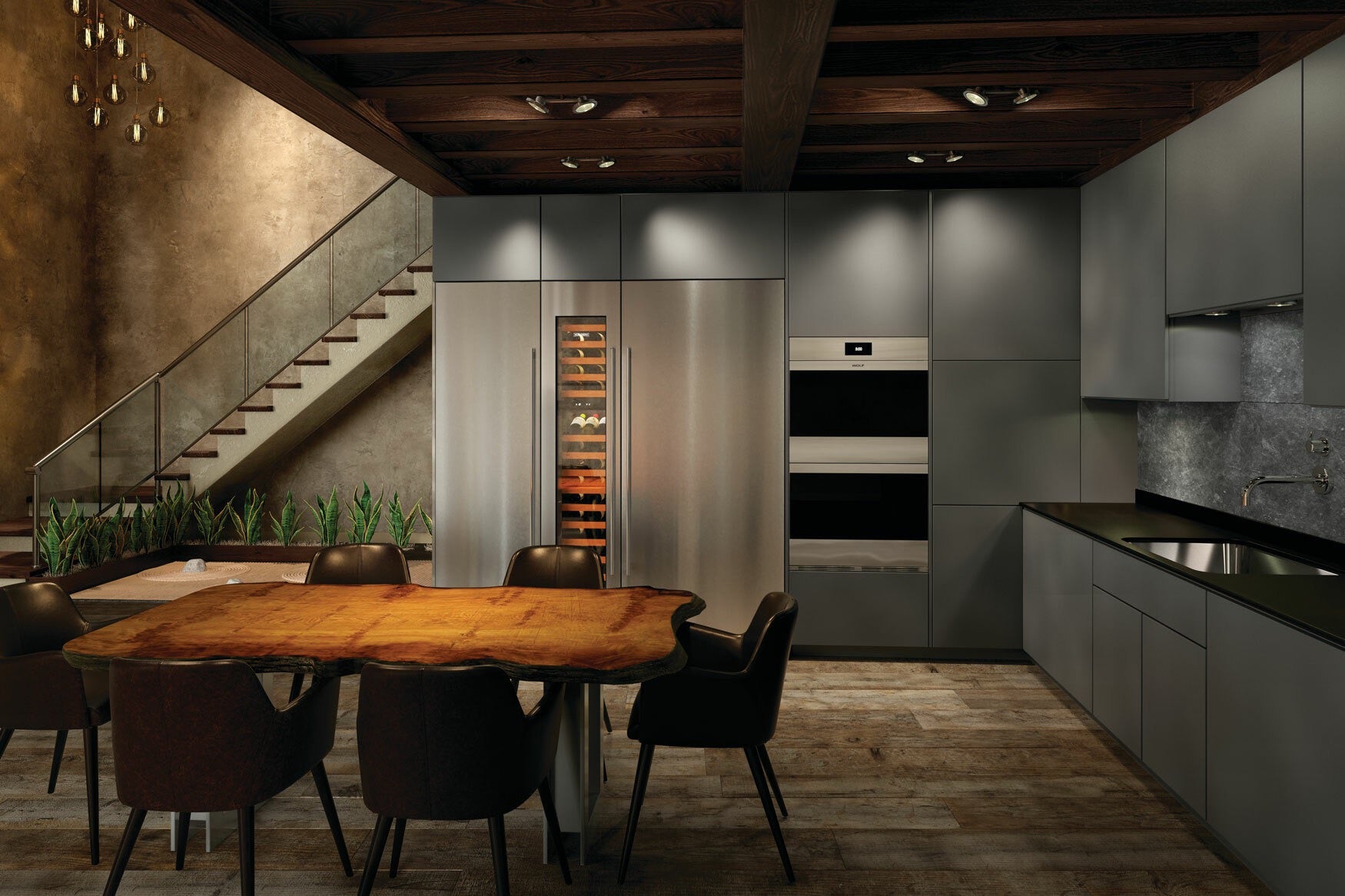 Wolf M Series Contemporary Stainless Steel Double Oven ICBDO3050CM/S