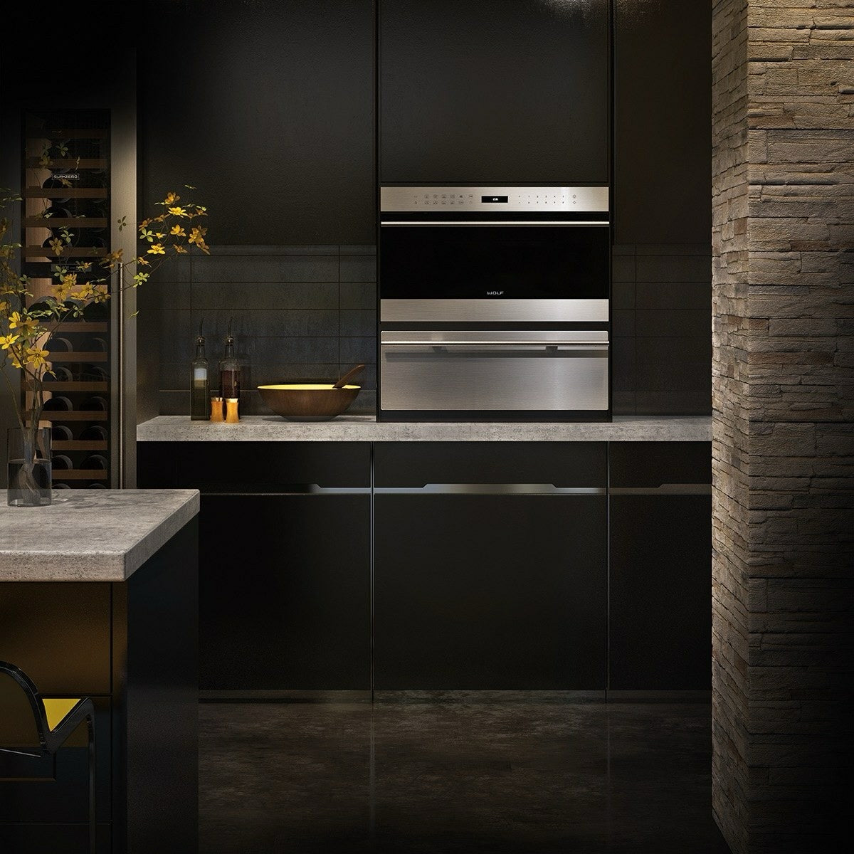 Wolf M Series Contemporary Microwave Combi Oven ICBSPO30CM/S/TH