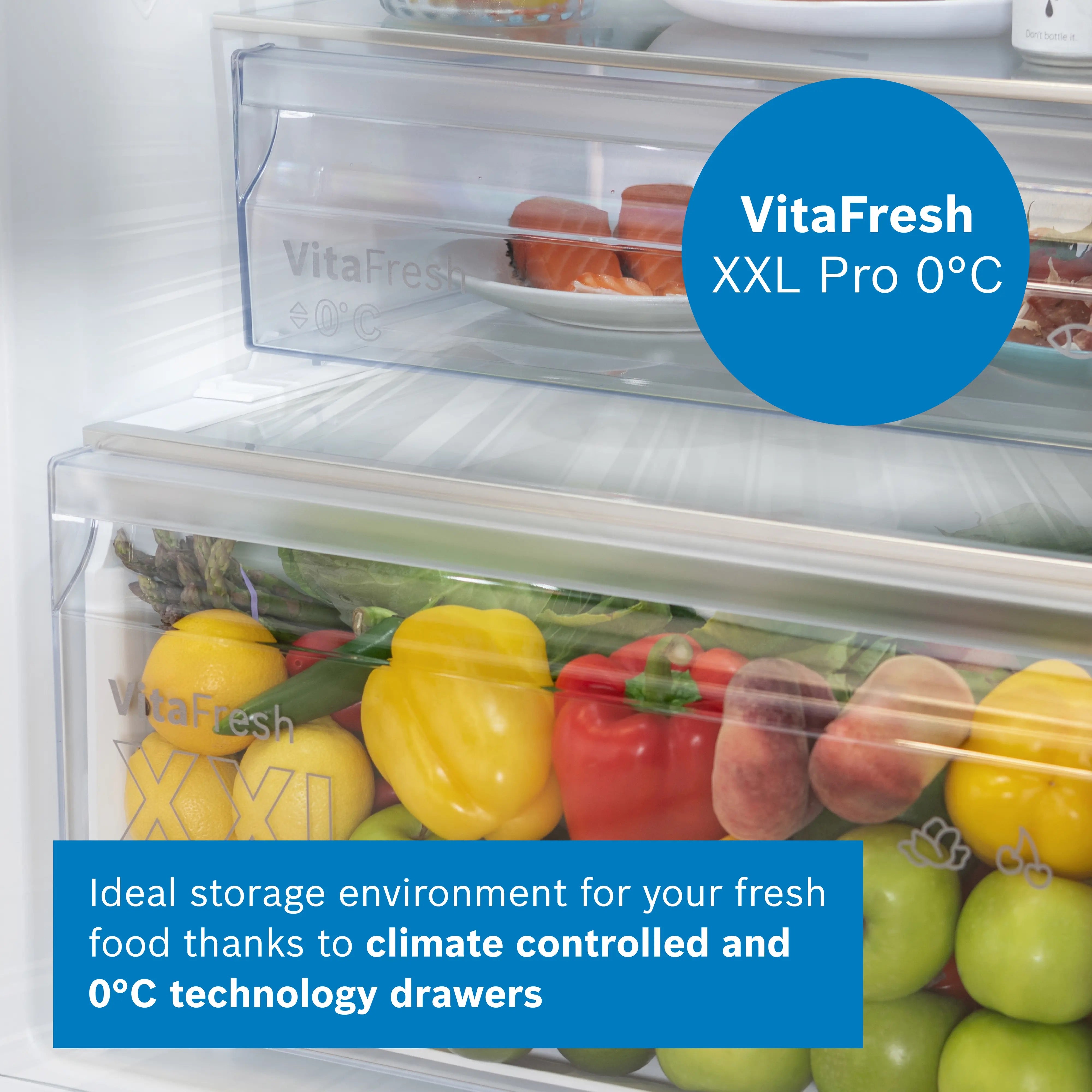 Bosch Series 4 Free-standing fridge-freezer with White, Total No Frost - KGN392WDFG