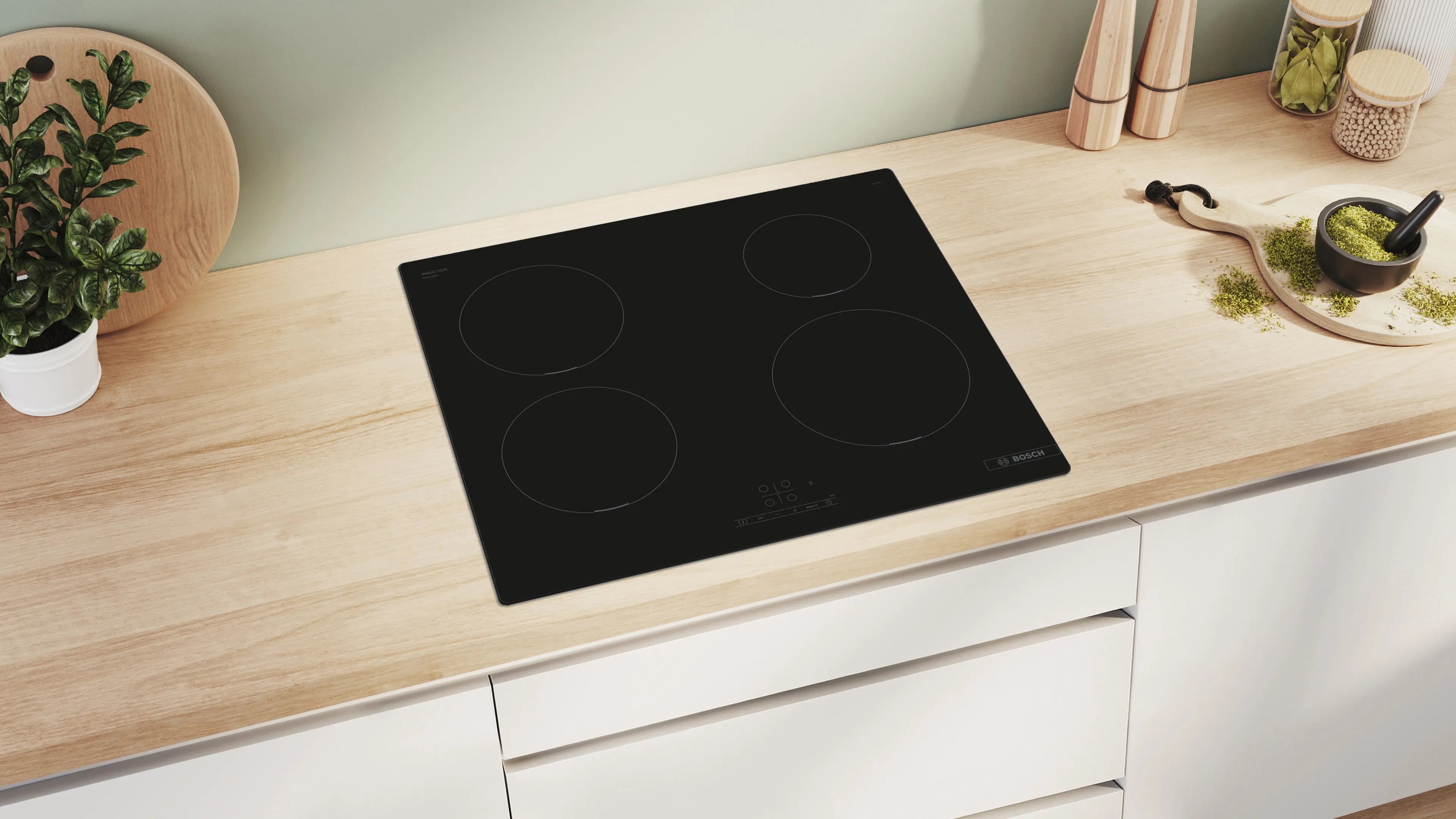 Bosch Series 4 Induction hob 60 cm surface mount without frame