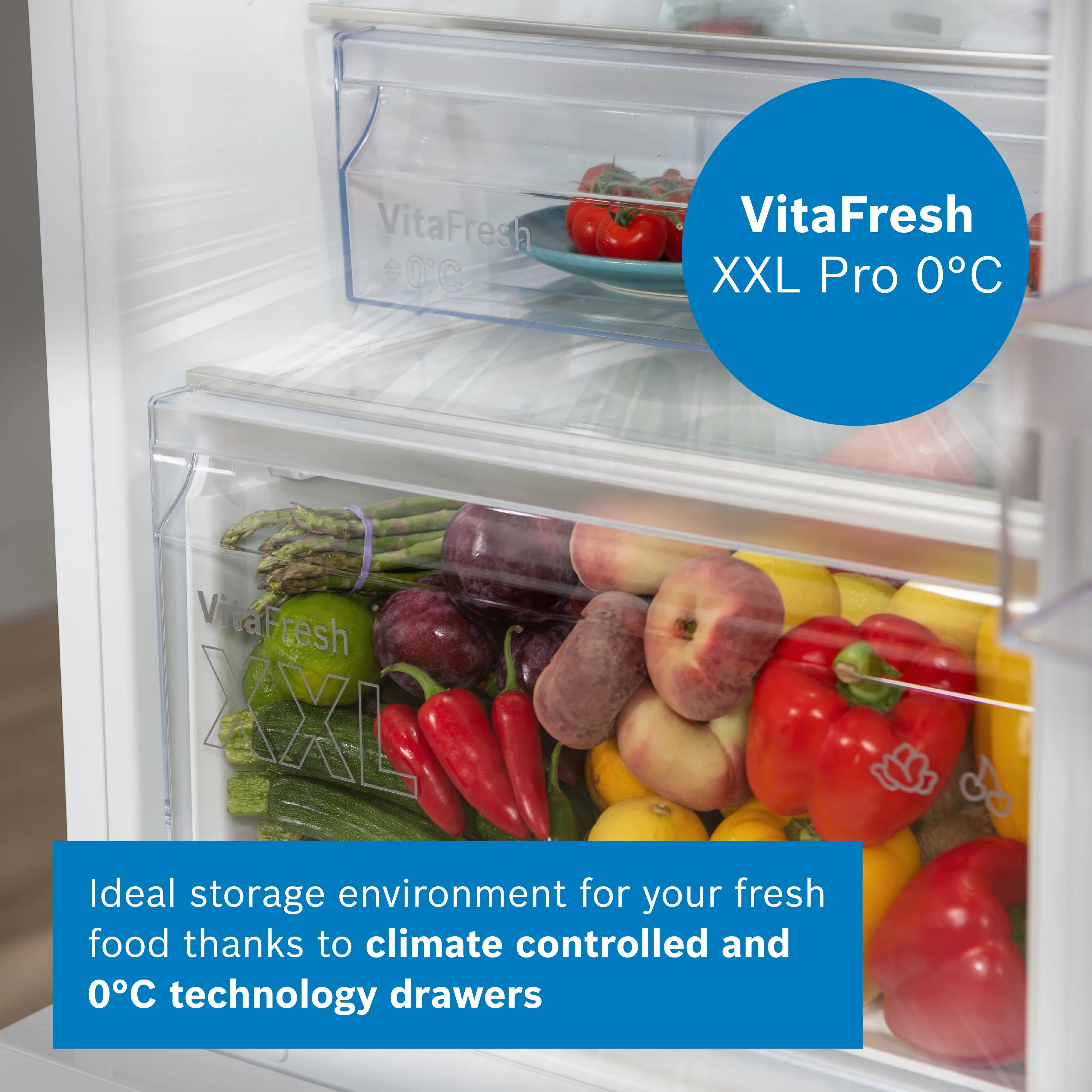 Bosch Series 4 Free-standing fridge-freezer White - KGN362WDFG