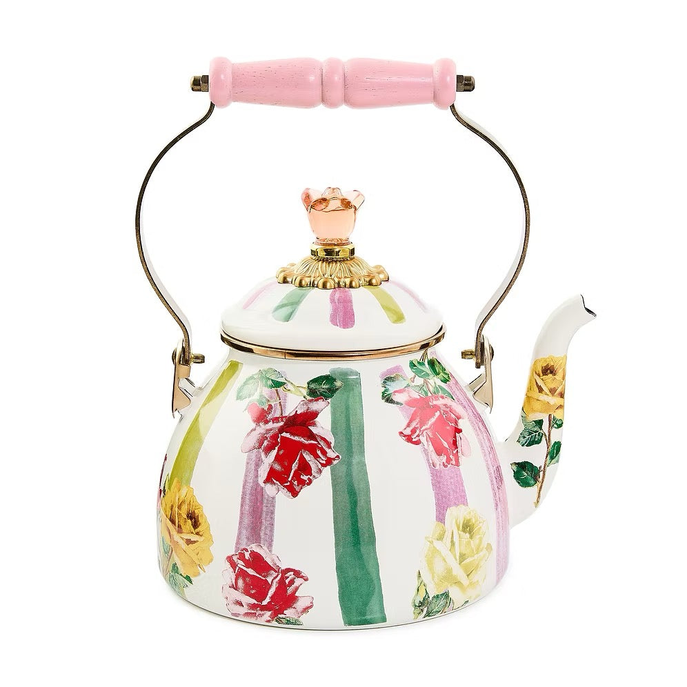 Mackenzie-Childs Garden Gala 2 Quart Tea Kettle