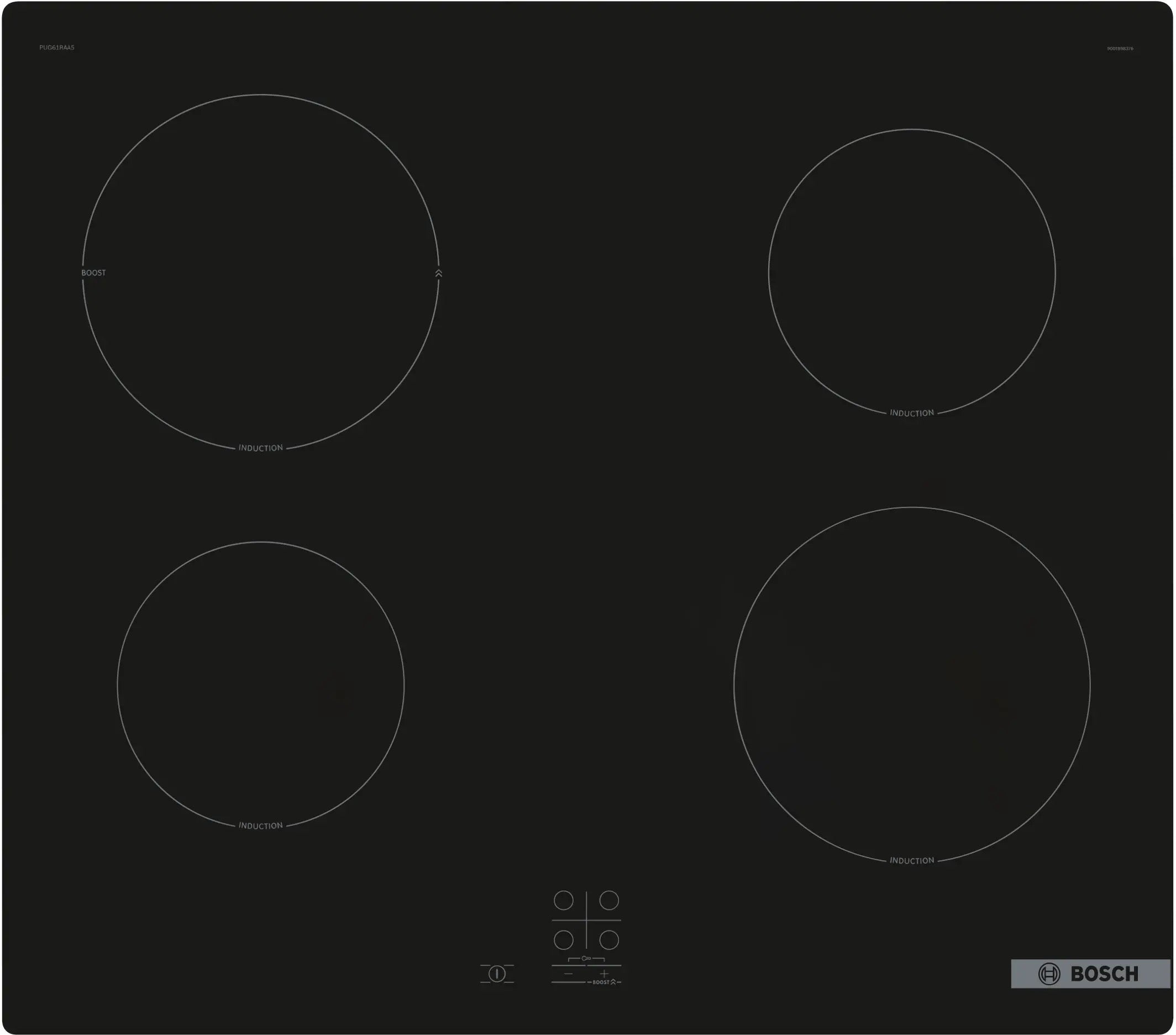 Bosch Series 2 Induction hob 60 cm surface mount without frame
